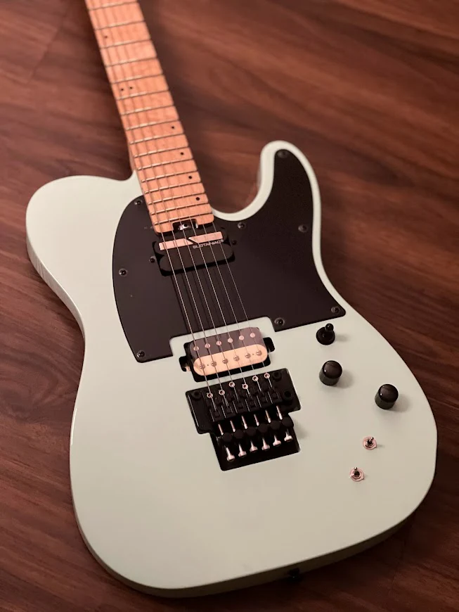 Schecter Sun Valley Super Shredder PT-FR with Sustainiac in Sea Foam Green - Image 2