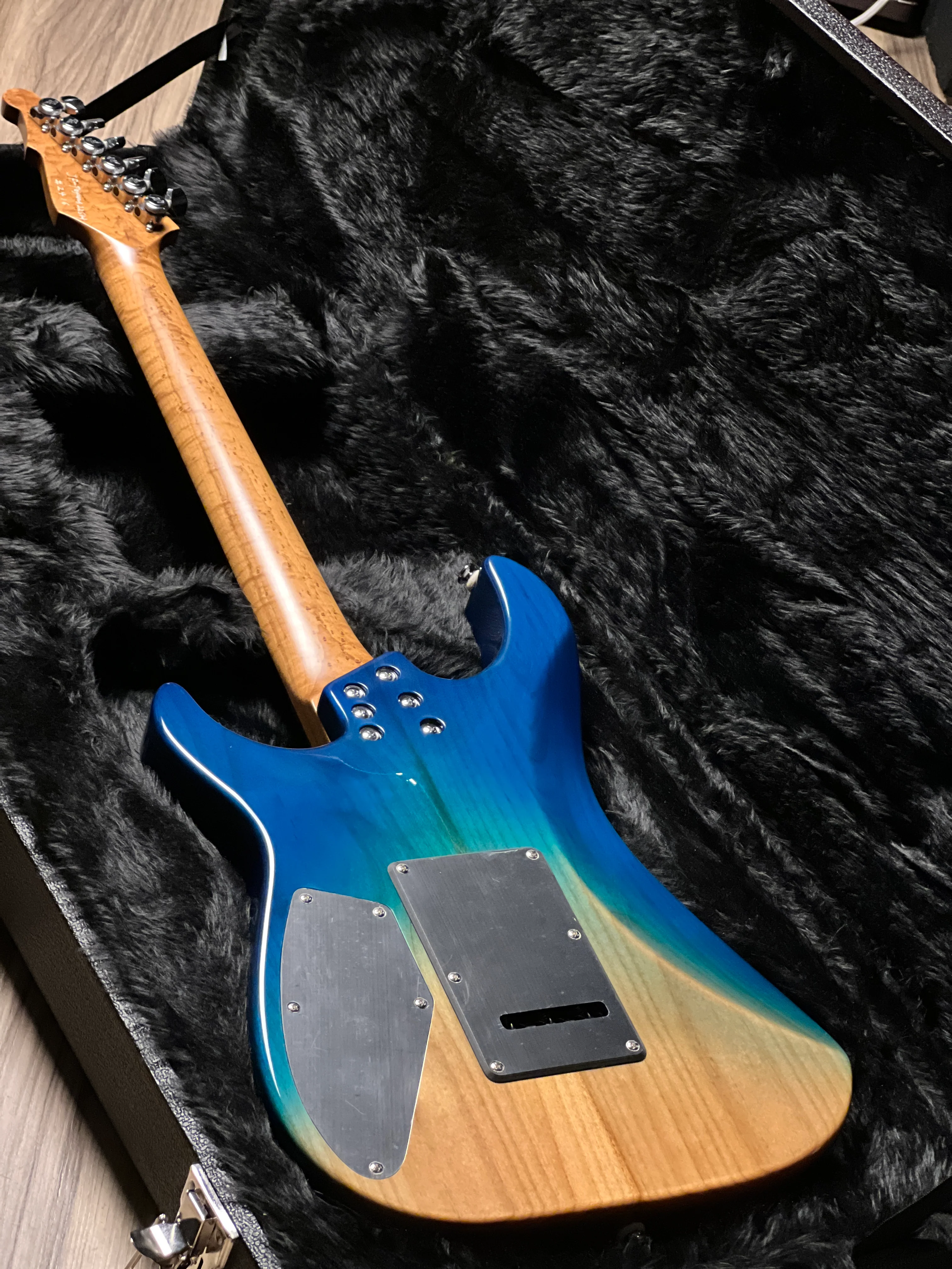 Shijie JF-PEGASUS 22 HSS Custom Shop in Transparent Blue Burst 2416 - Image 6