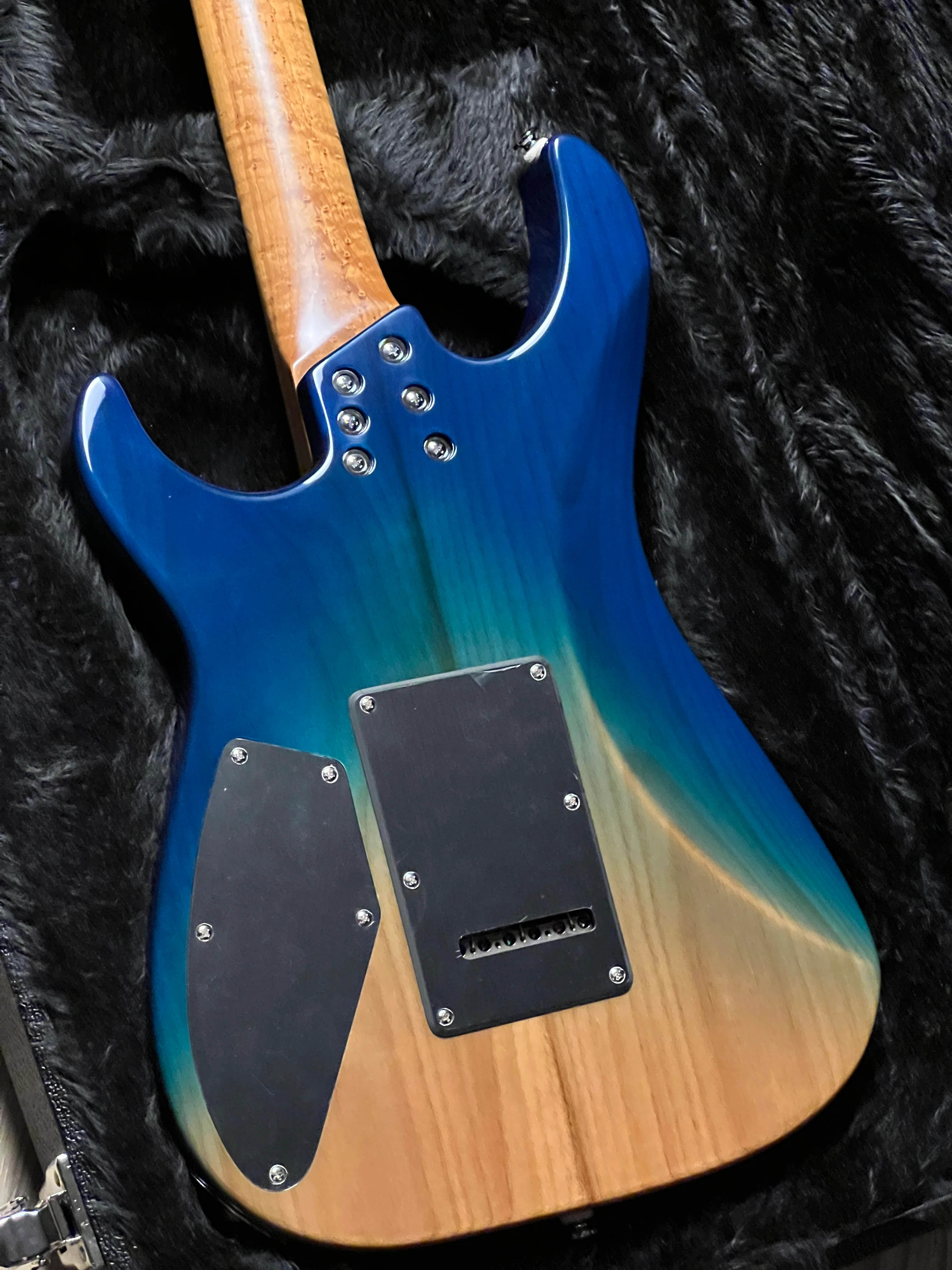 Shijie JF-PEGASUS 22 HSS Custom Shop in Transparent Blue Burst 2416 - Image 7