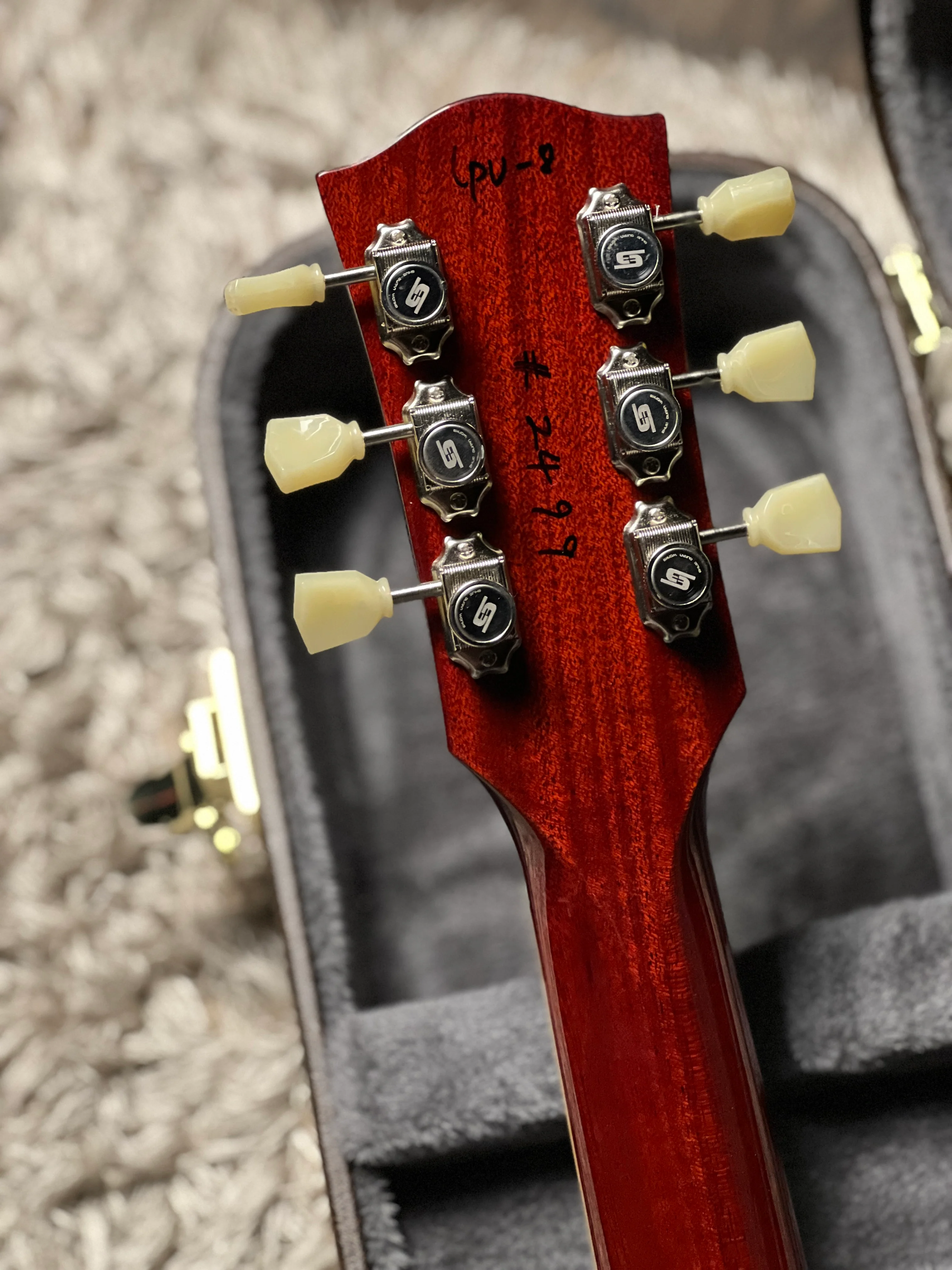 Shijie LPV-8 Custom Shop in Dirty Lemon Burst (Seymour Duncan 59) S/N 2499 - Image 7