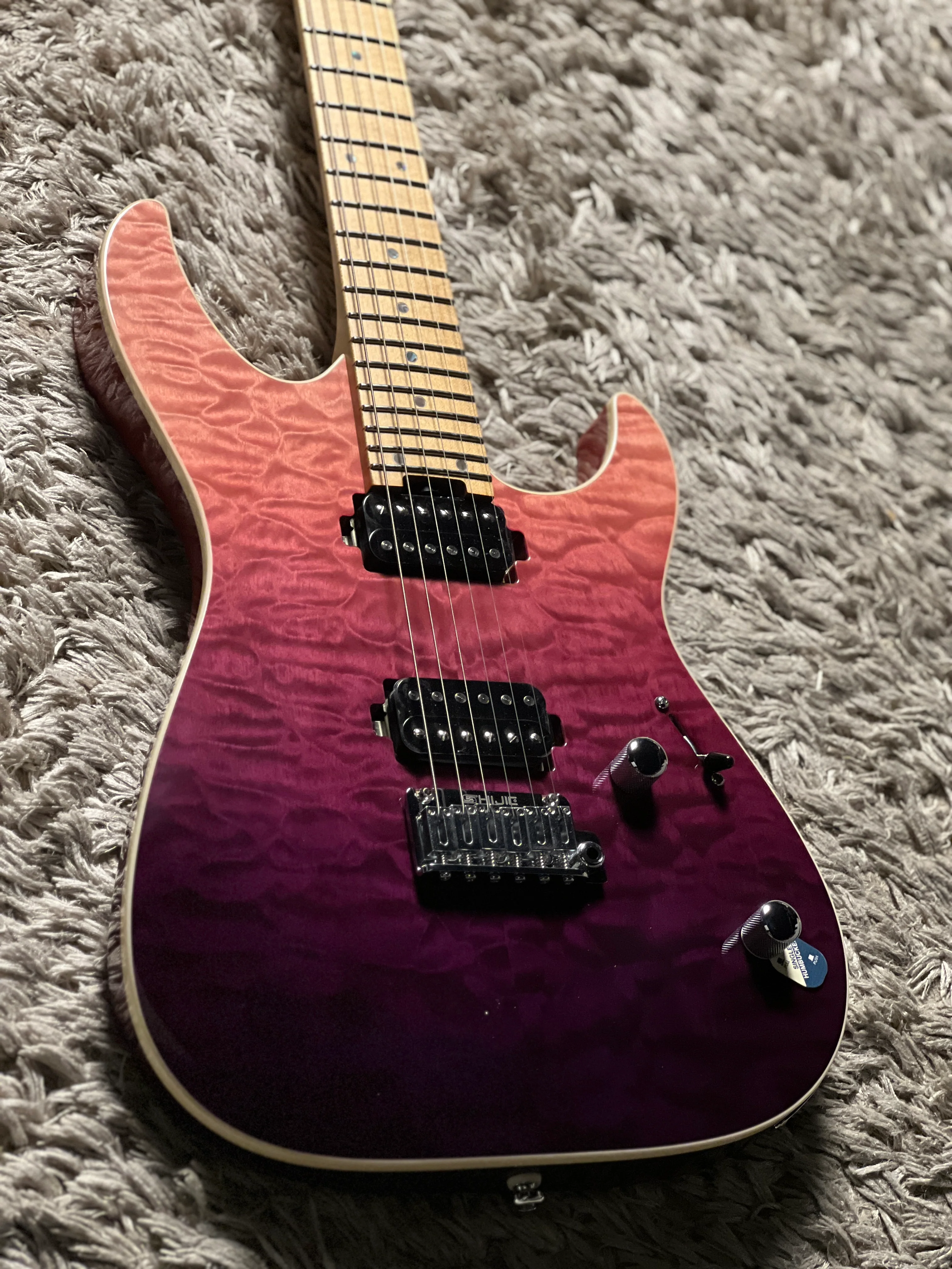 Shijie TM-5 Tone Master Custom Shop in Gradient Violet S/N 240882 - Image 3