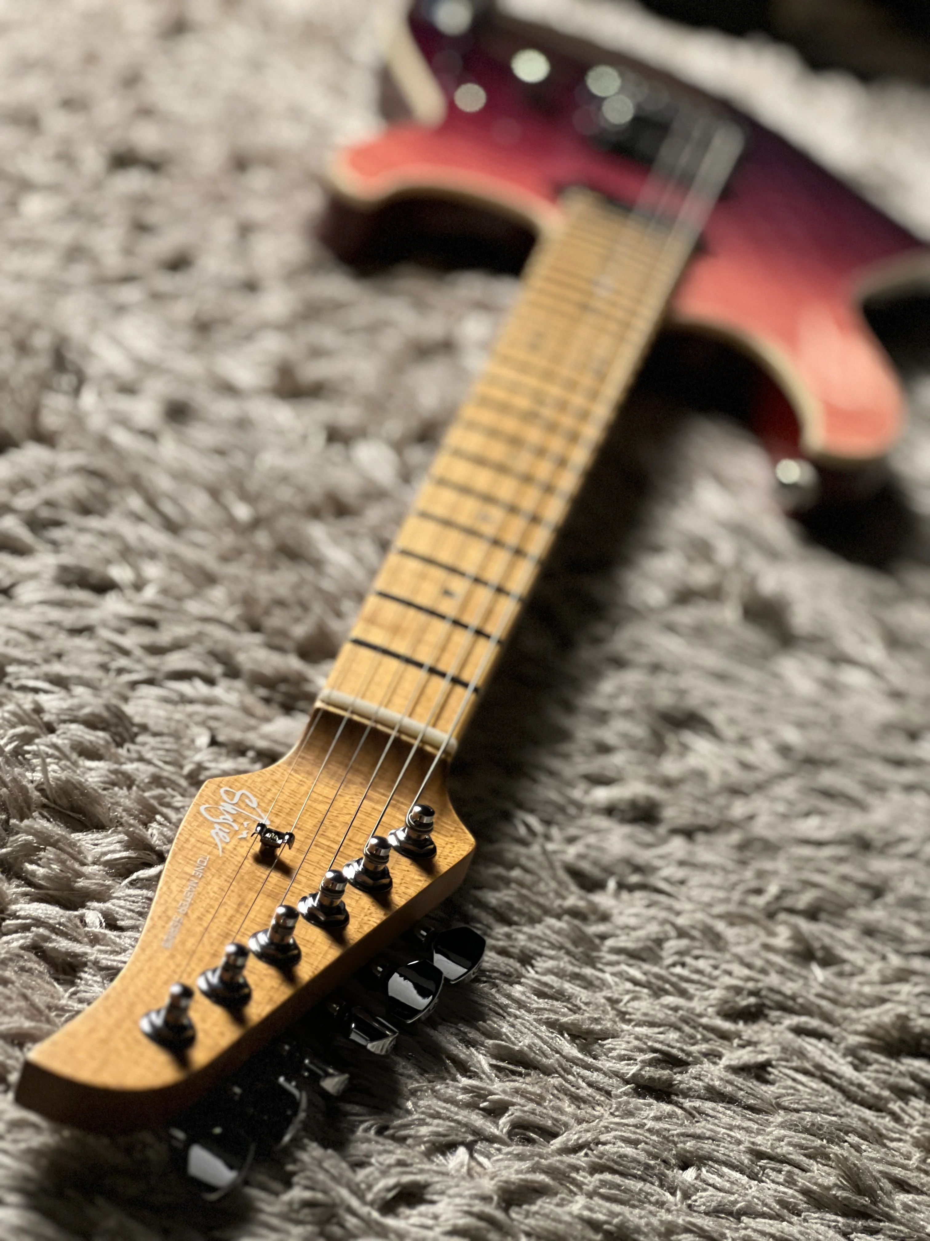 Shijie TM-5 Tone Master Custom Shop in Gradient Violet S/N 240882 - Image 6