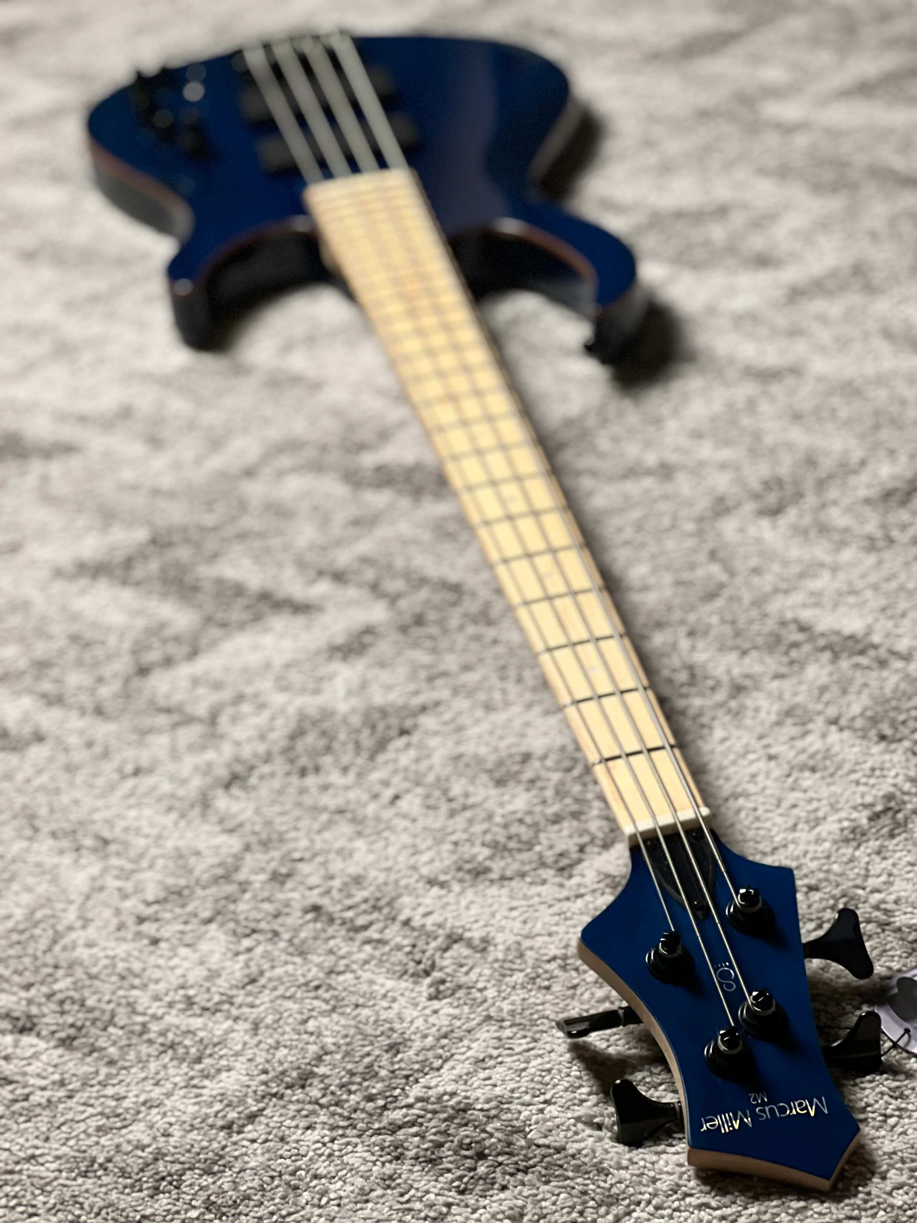 Sire Marcus Miller M2 4 String 2nd Gen Electric Bass in Transparent Blue - Image 7
