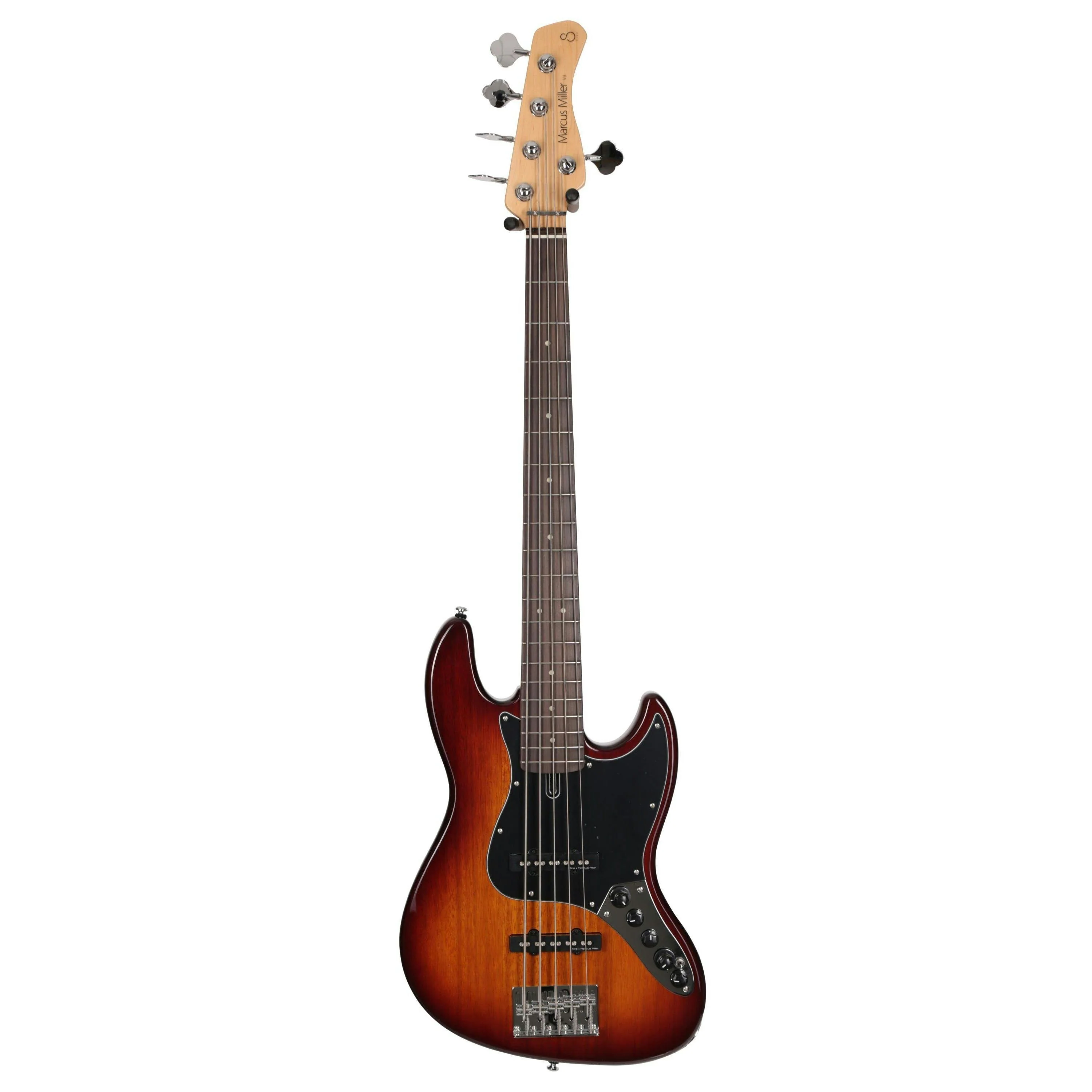 Sire Marcus Miller V3P Passive 5-String Bass Guitar in Tobacco Satin - Image 8