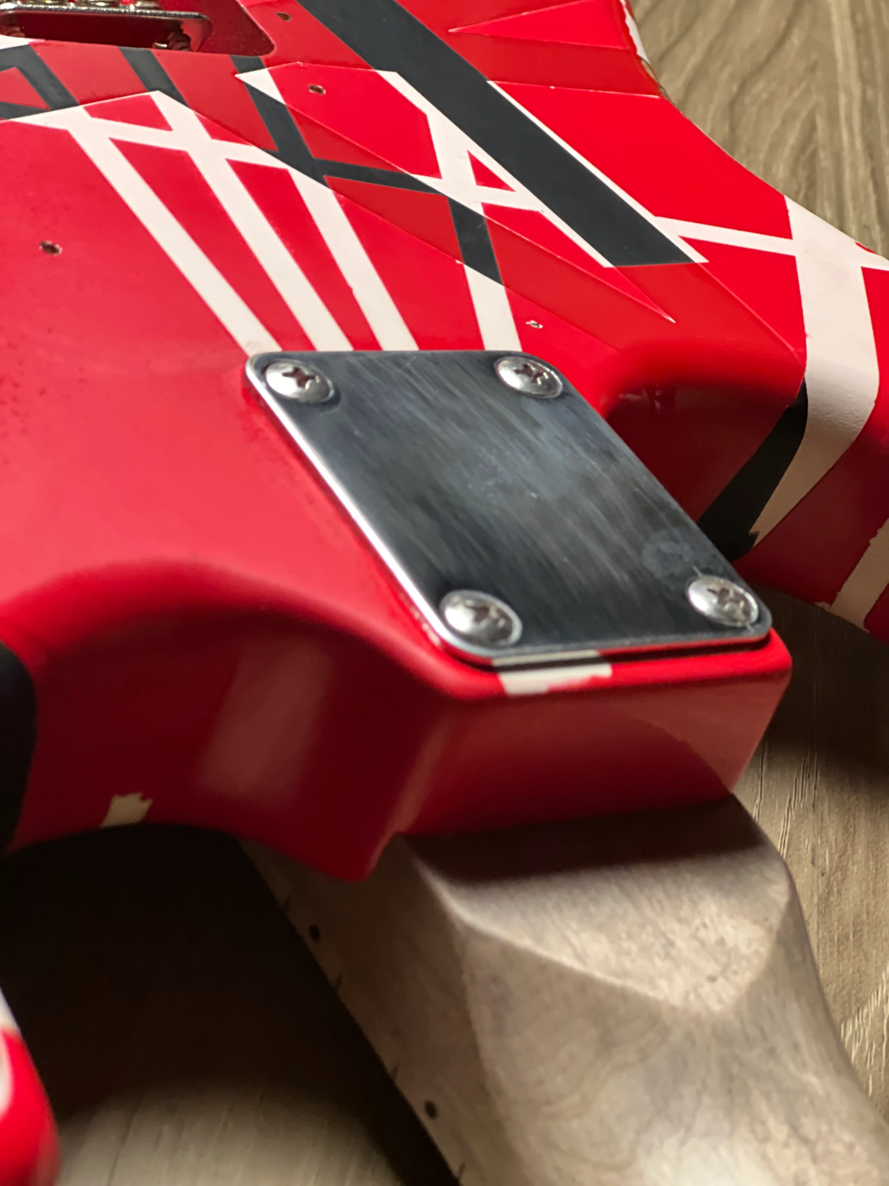 SLX Hawk Antique 5150 Eddie Van Halen Frankenstrat Tribute - Image 10