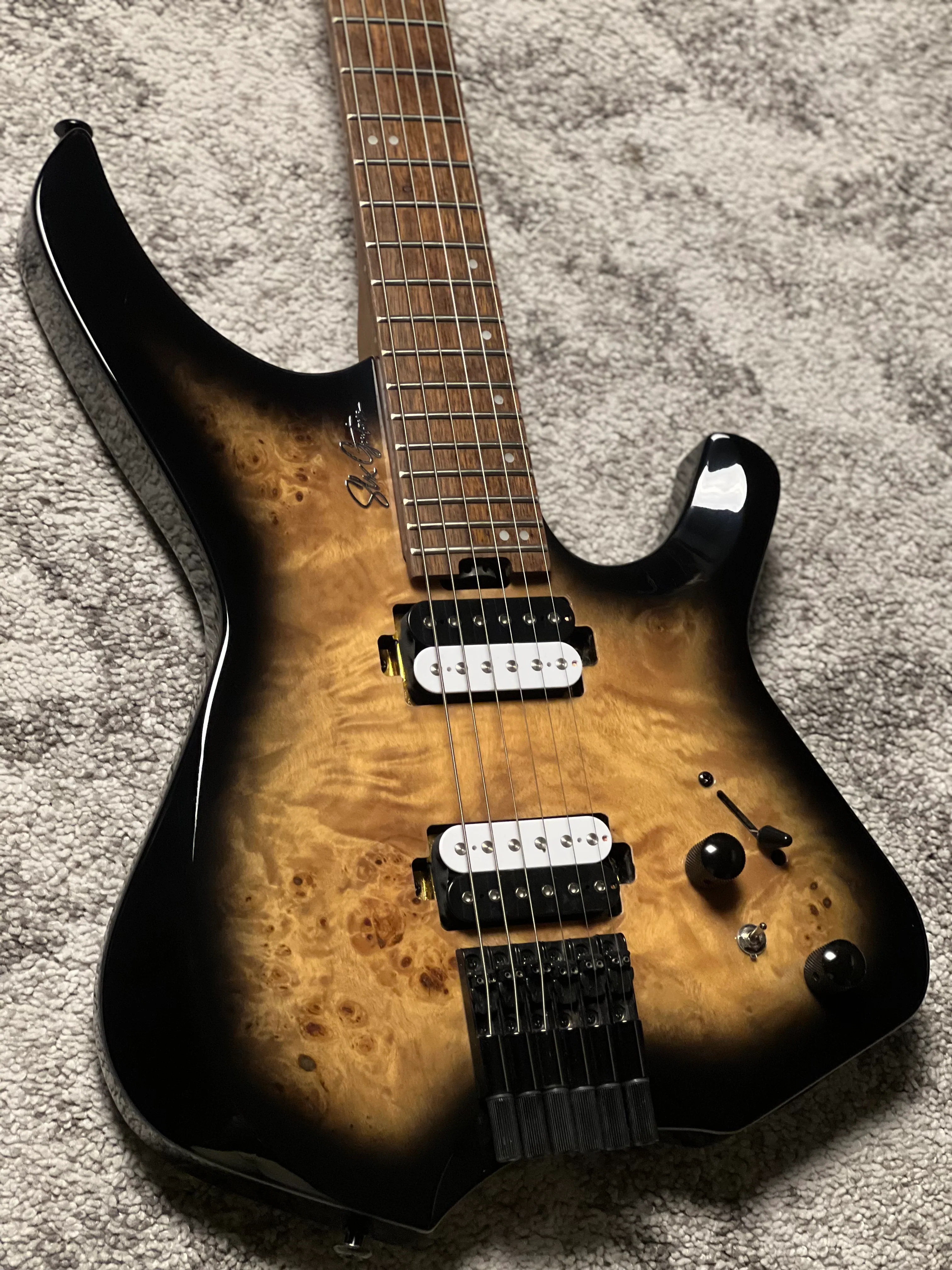 SLX Raptor Model A Headless with Burl Top in Charcoal Burst - Image 4