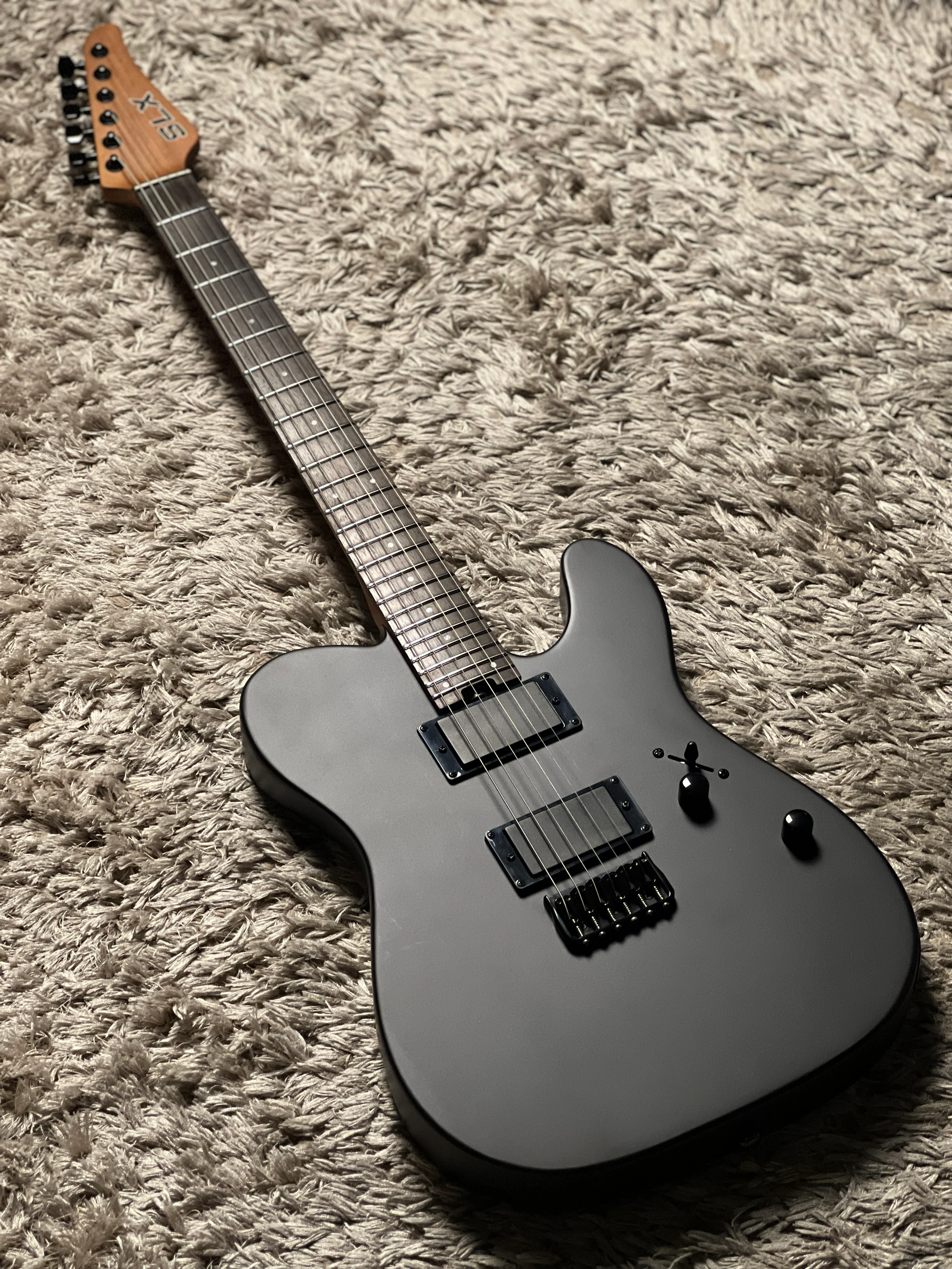 SLX Raven Modern 24 HH Active in Satin Black with Rosewood FB - Image 2