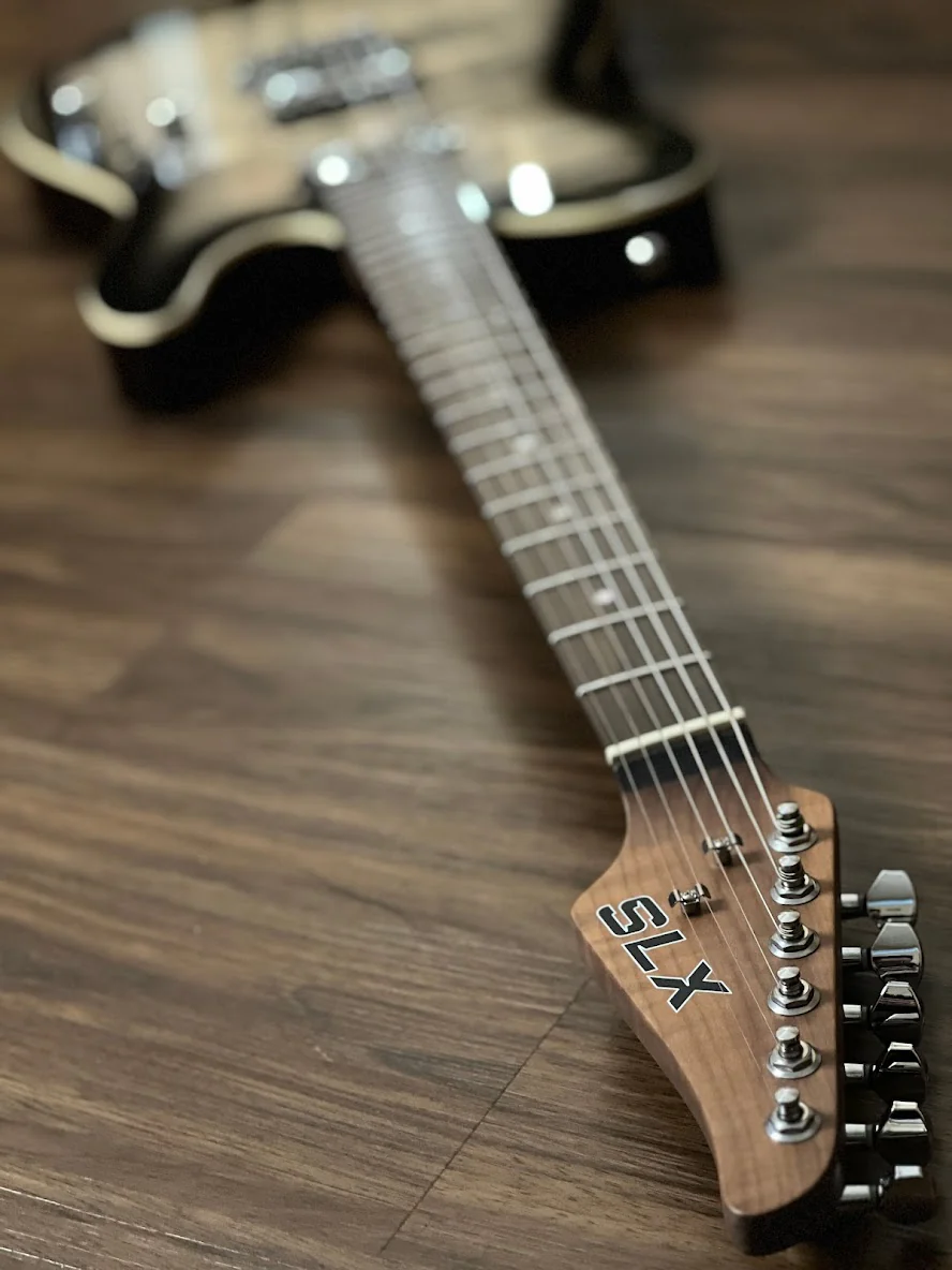 SLX Raven Modern Pro 24 HH in Charcoal Burst with Rosewood FB - Image 7