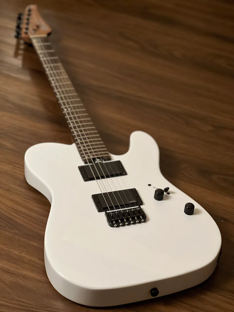 SLX Raven Modern Pro 24 HH in Gloss White with Rosewood FB - Image 4