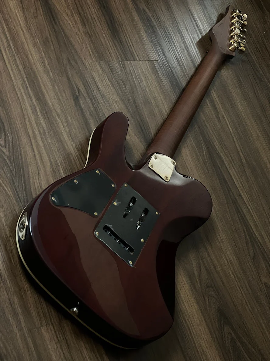 SLX Raven Modern Pro 24 HH in Tiger Eye Burst with Rosewood FB - Image 6