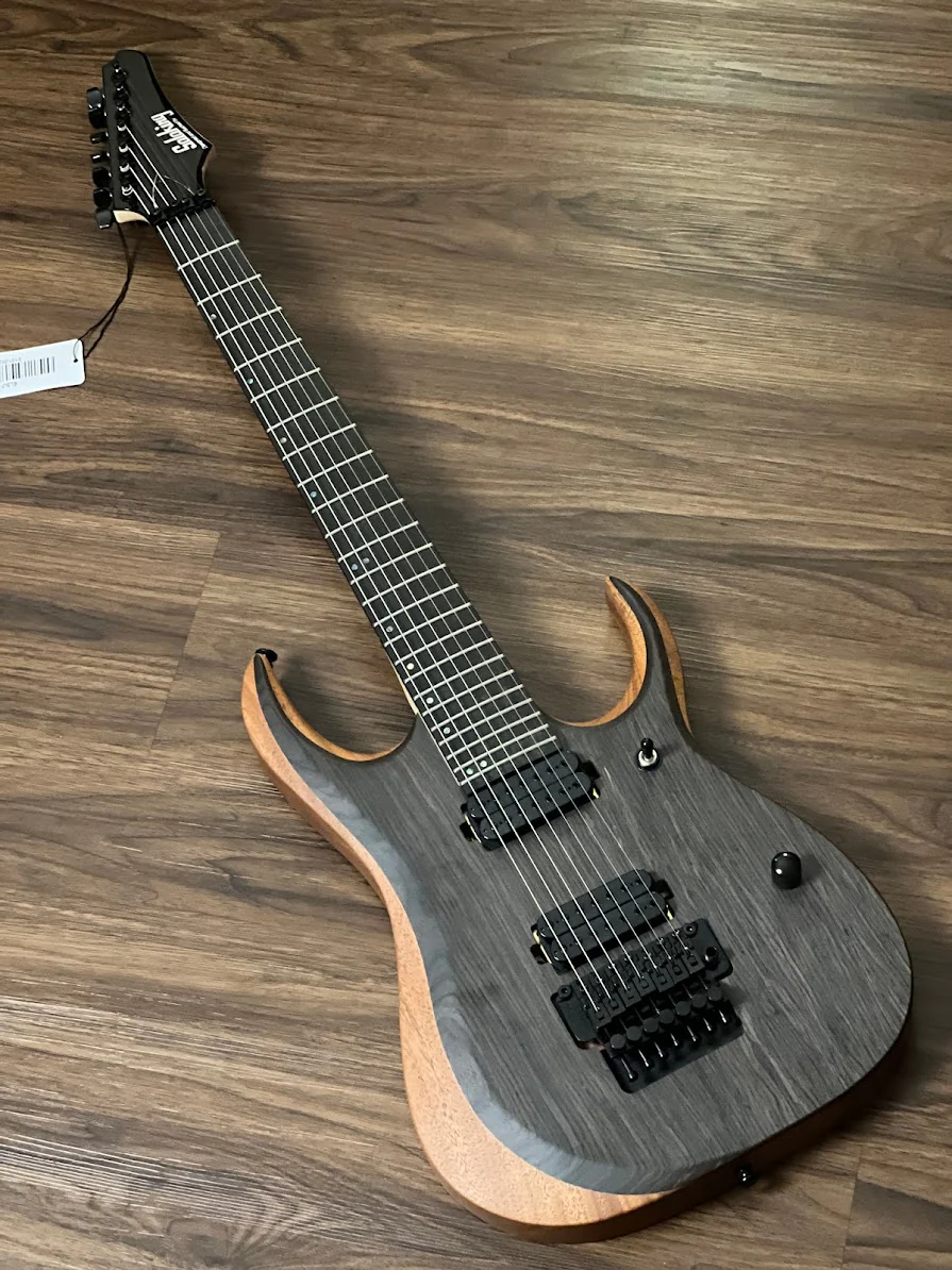 Soloking ELS-7 FR in Natural with Floyd Rose - Image 4