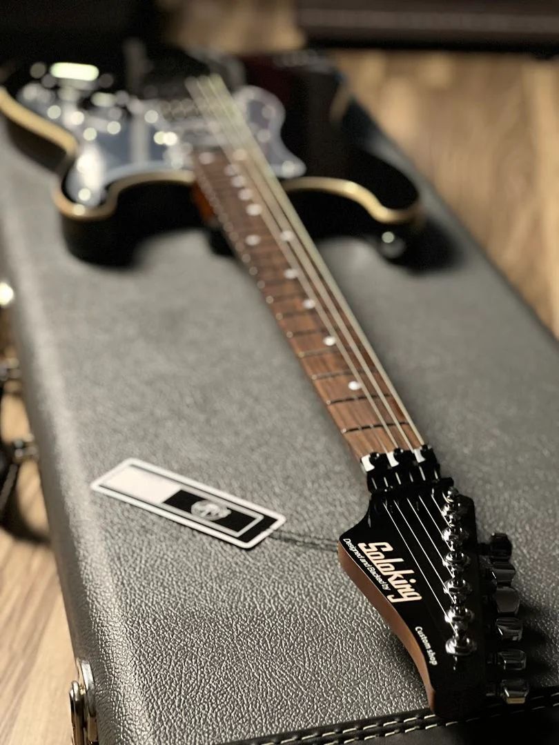 Soloking MS-1 Classic 24 HSS FR Flat Top in Black Mirror Nafiri Special Run JESCAR - Image 6