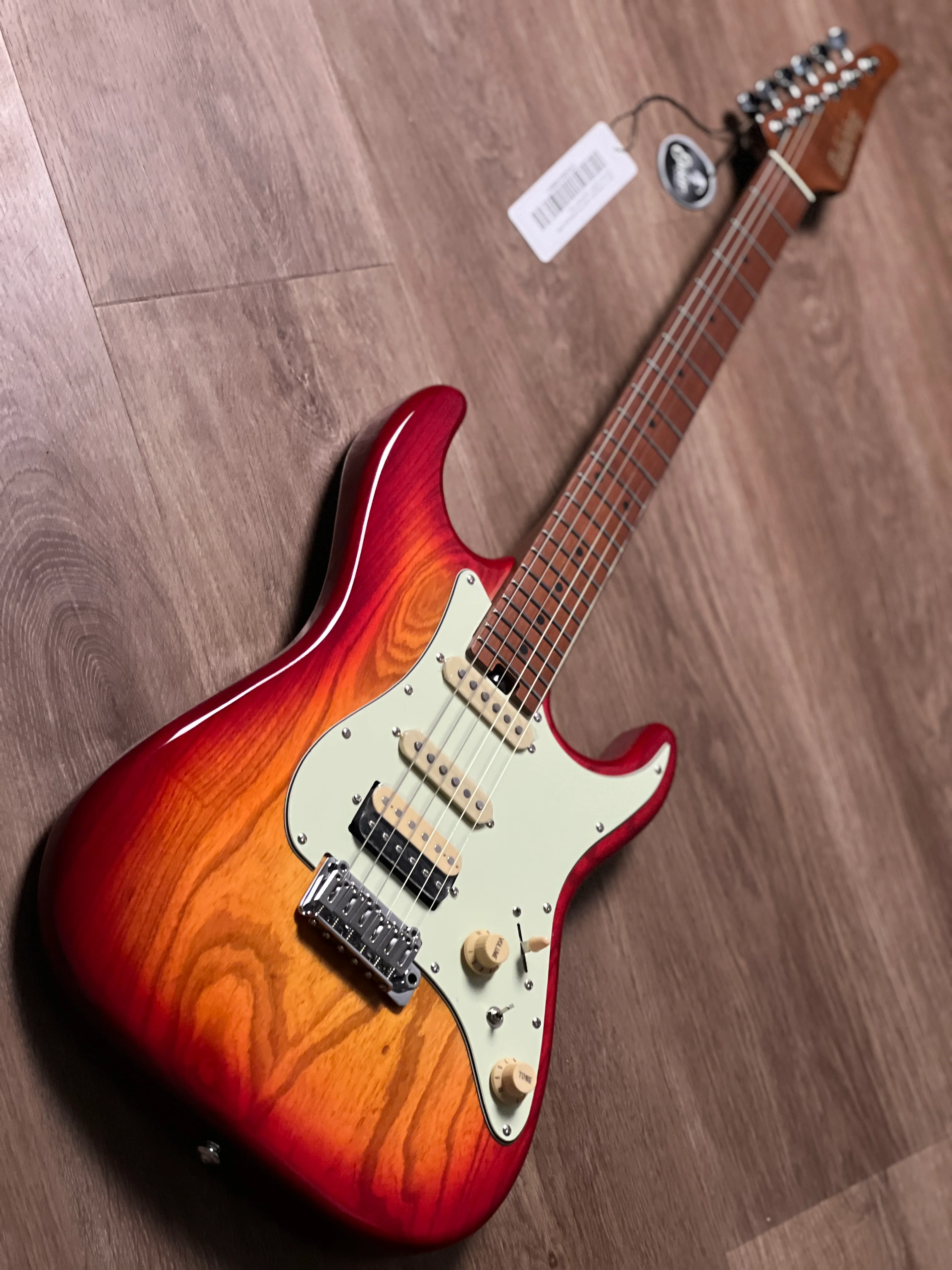 Soloking MS-1 Classic ASH in Plasma Red Burst Nafiri Special Run - Image 3