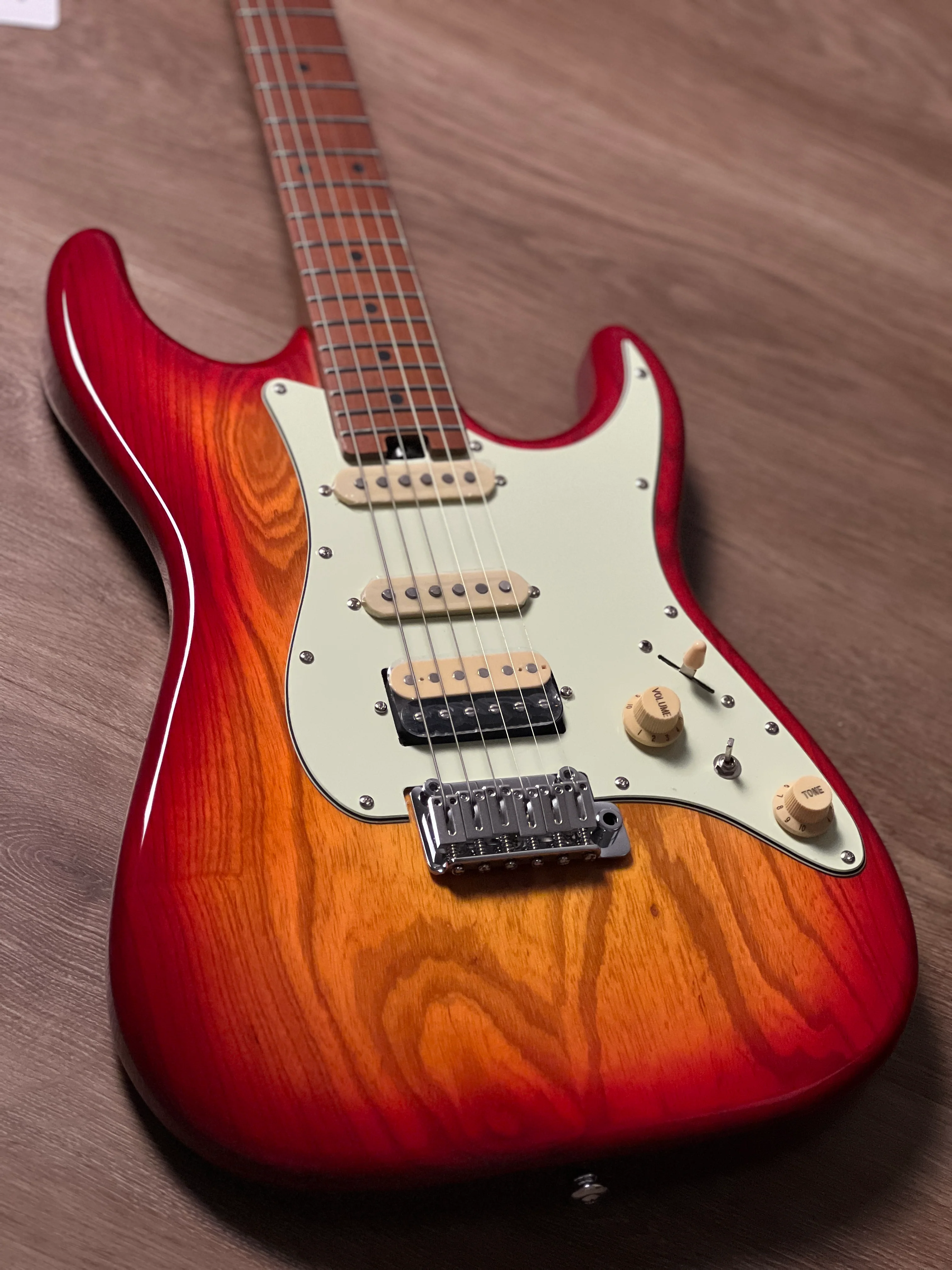 Soloking MS-1 Classic ASH in Plasma Red Burst Nafiri Special Run - Image 4