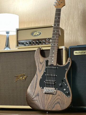 Soloking MS-1 Classic ASH in Torched Black with Rosewood FB Nafiri Special Run - Image 6