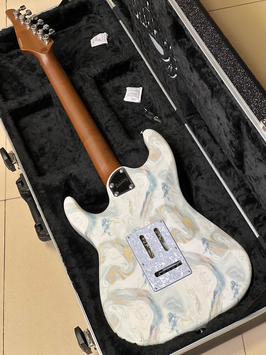 Soloking MS-1 Classic MKII in Blue Gold Marble Nafiri Special Run - Image 4