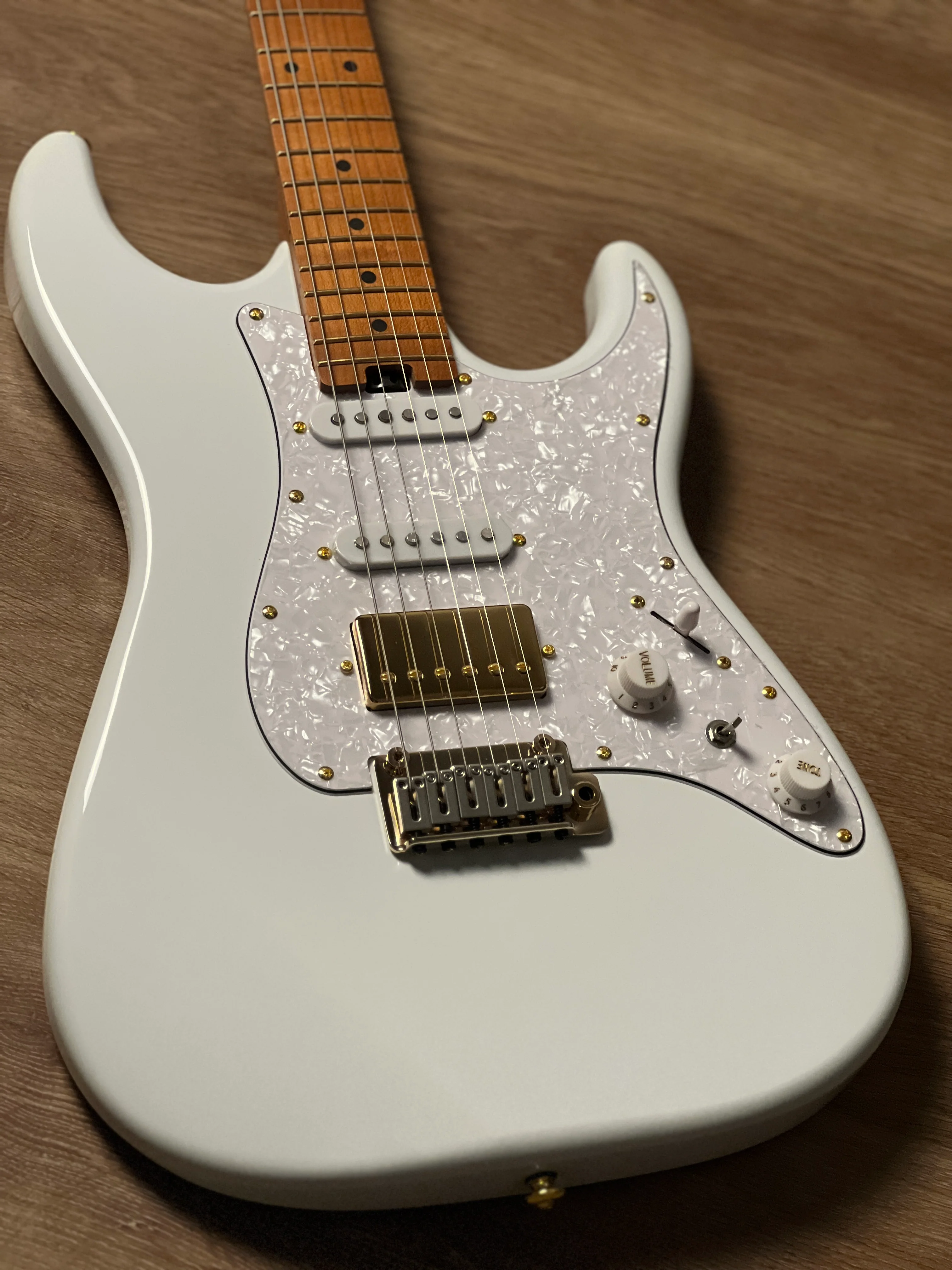 Soloking MS-1 Classic MKII in Olympic White Gold Hardware Nafiri Special Run JESCAR - Image 4