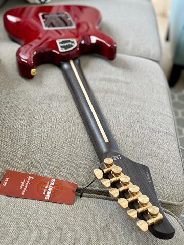 Soloking MS-1 Classic SSS ASH in Crimson Red with One Piece Rosewood Neck Nafiri Special Run - Image 8