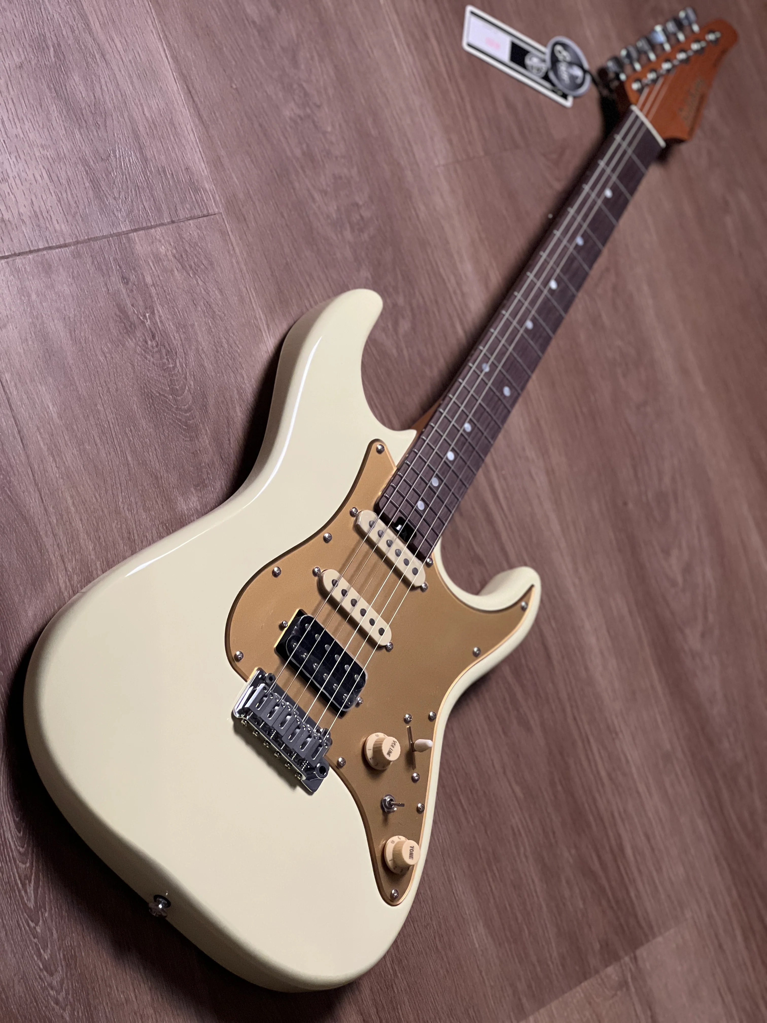 Soloking MS-1 Classic MKII in Vintage White with Rosewood FB Nafiri Special Run - Image 3