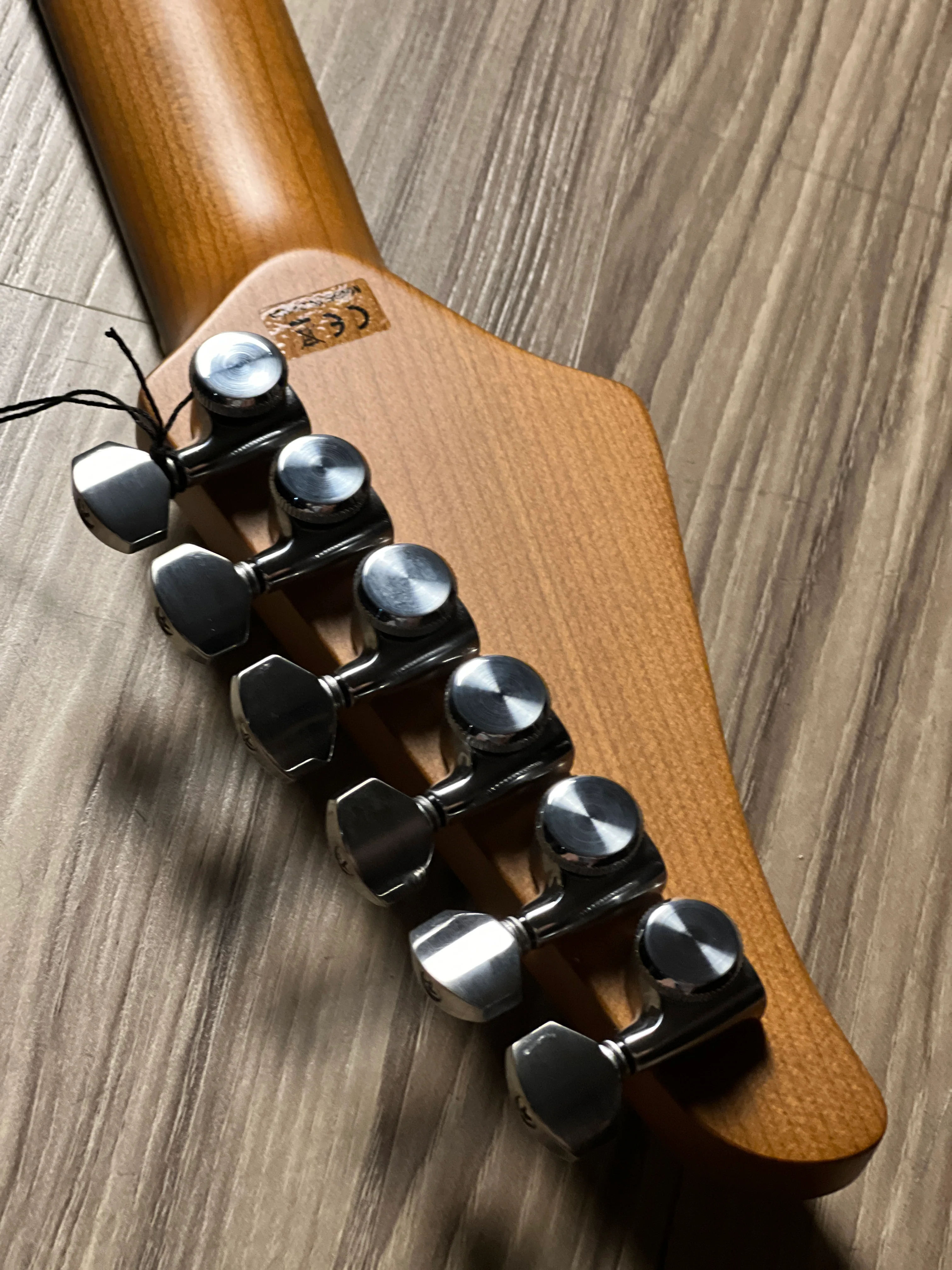Soloking MS-1 Custom 22 HH Quilt with Rosewood FB in Ocean Storm Double Wipeout JESCAR - Image 8