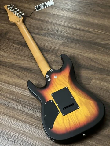 Soloking MS-1 Custom 24 HH Ash Flat Top in Tri Fade Burst - Image 4