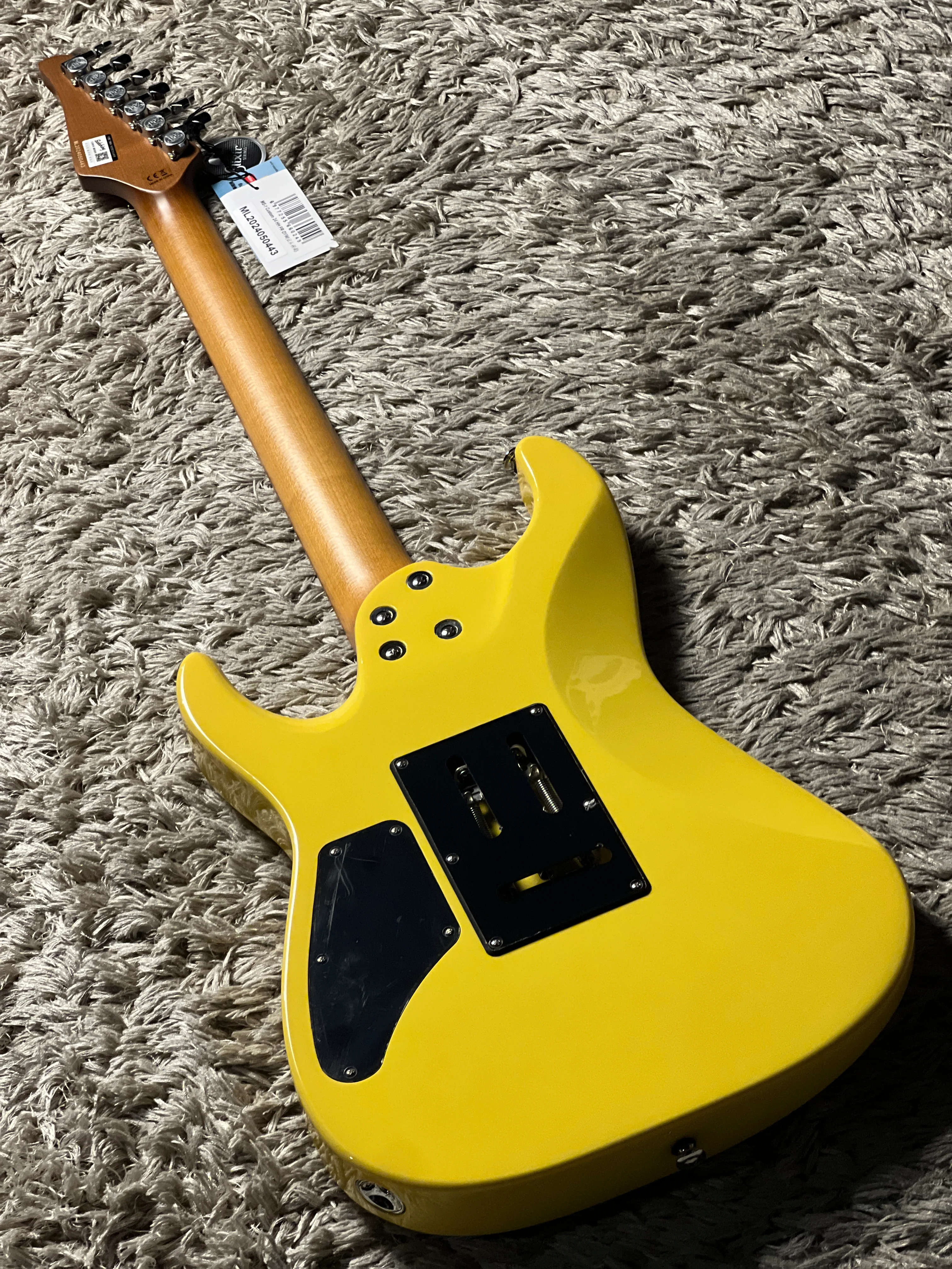 Soloking MS-1 Custom 24 HH FR Flat Top in Bumblebee Yellow Nafiri Special Run - Image 3