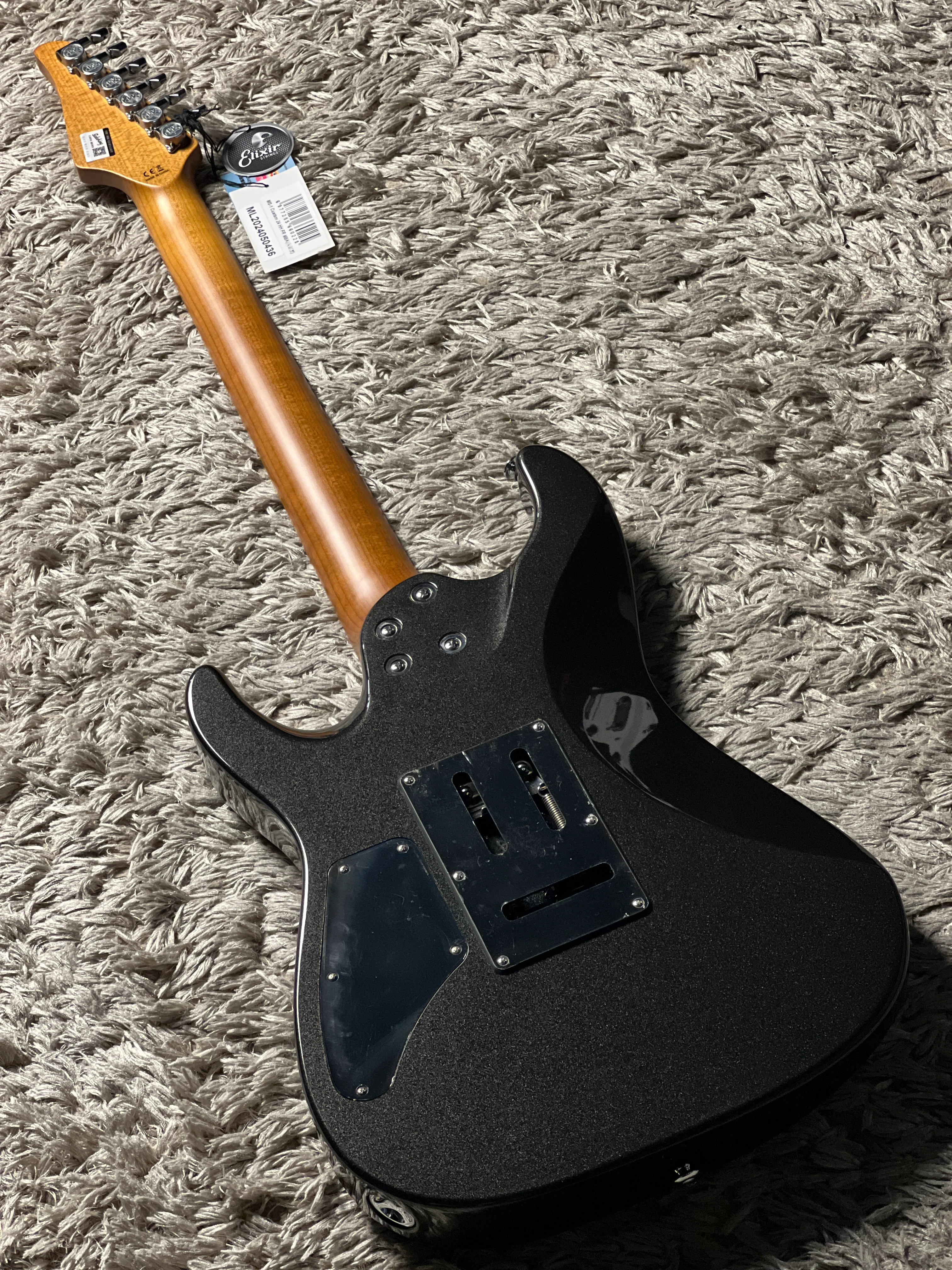 Soloking MS-1 Custom 24 HH FR Flat Top in Metallic Black Nafiri Special Run - Image 6