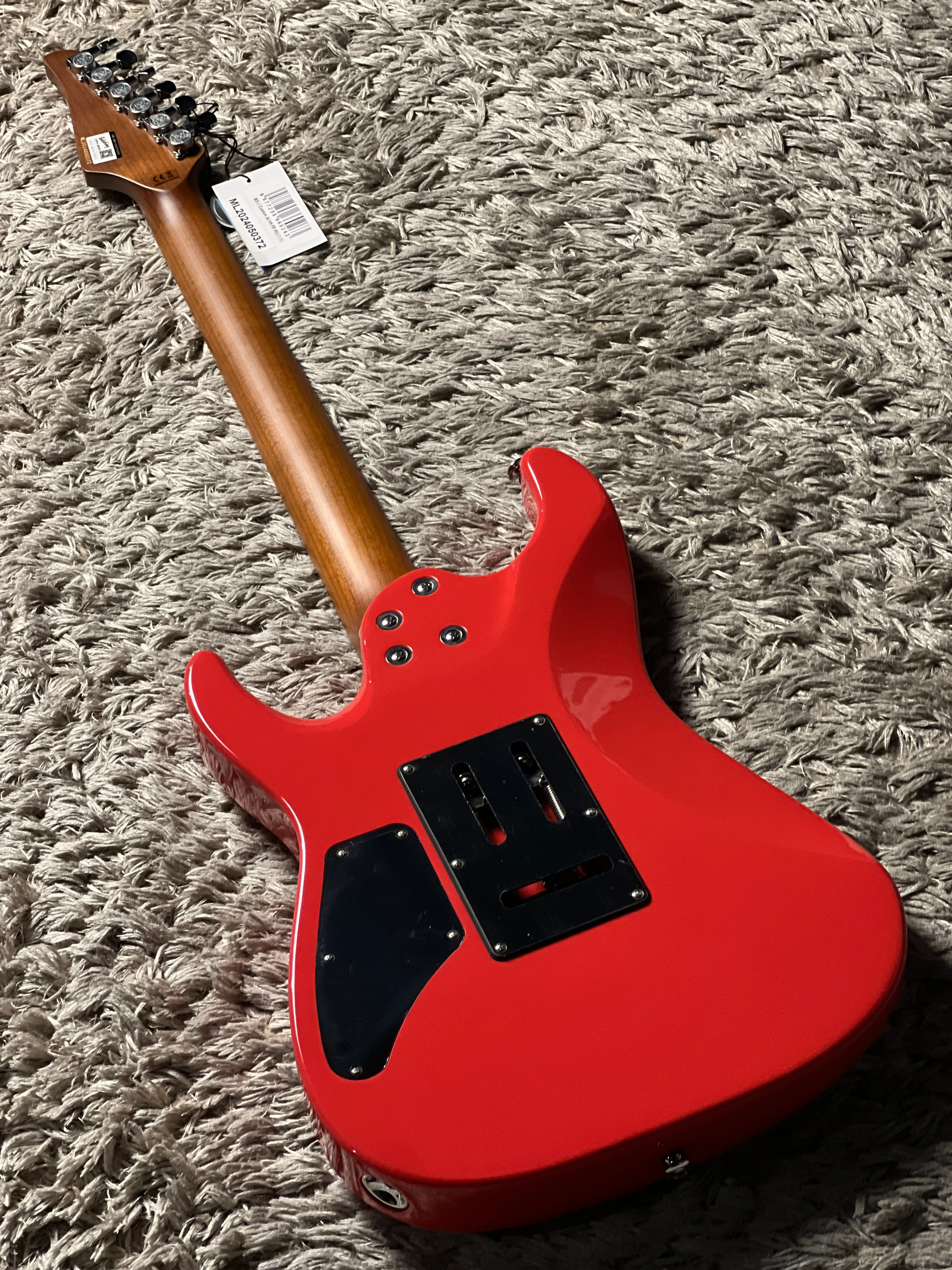 Soloking MS-1 Custom 24 HH FR Flat Top in Torino Red Nafiri Special Run - Image 5