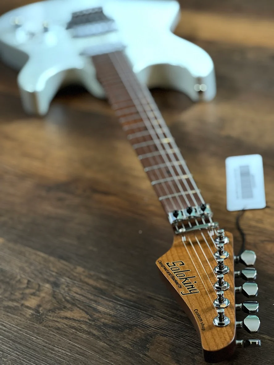 Soloking MS-1 Custom 24 HH FR in Pearl White Nafiri Special Run - Image 8