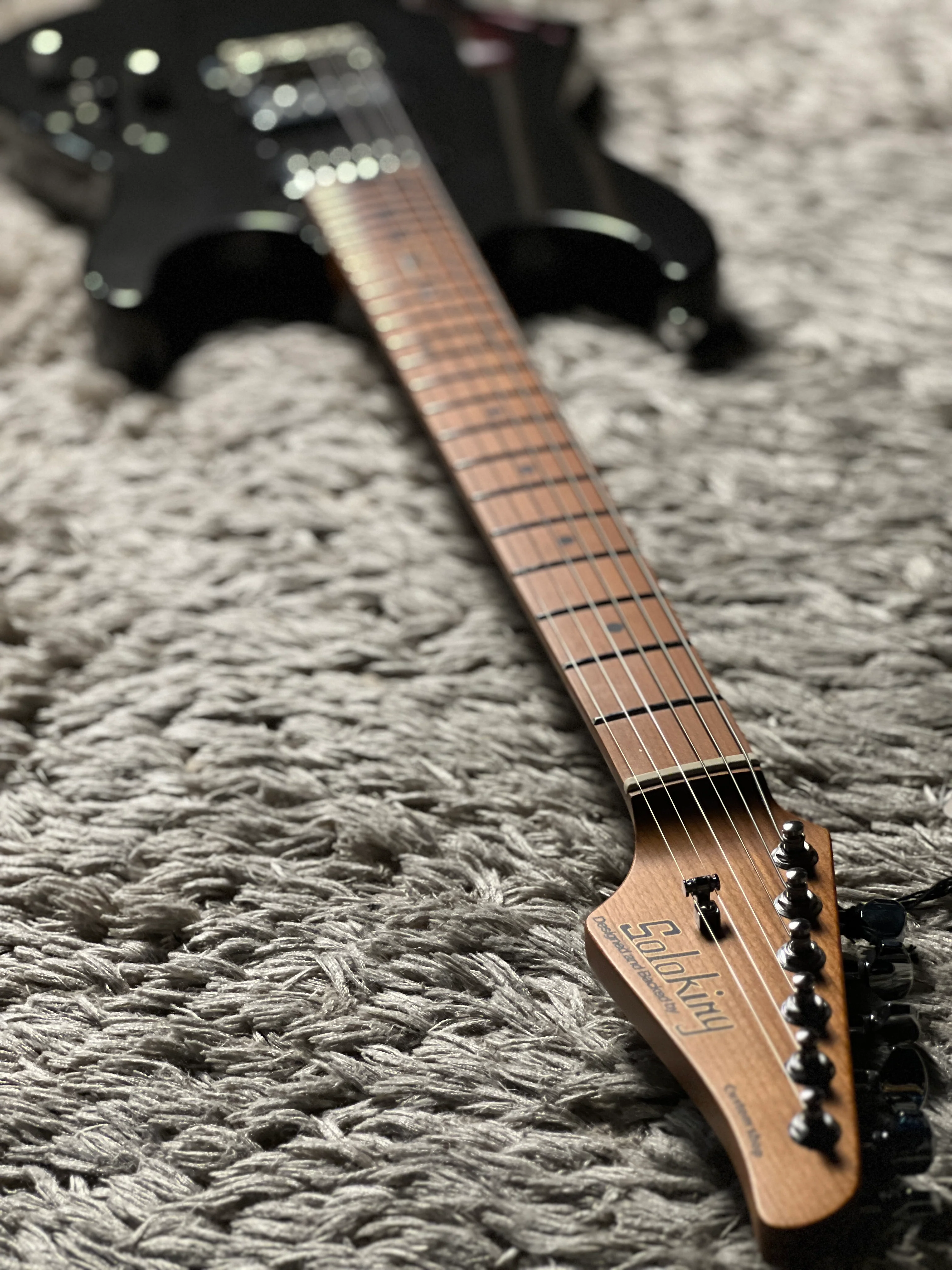 Soloking MS-1 Custom 24 HH MKII in Black Metallic - Image 6