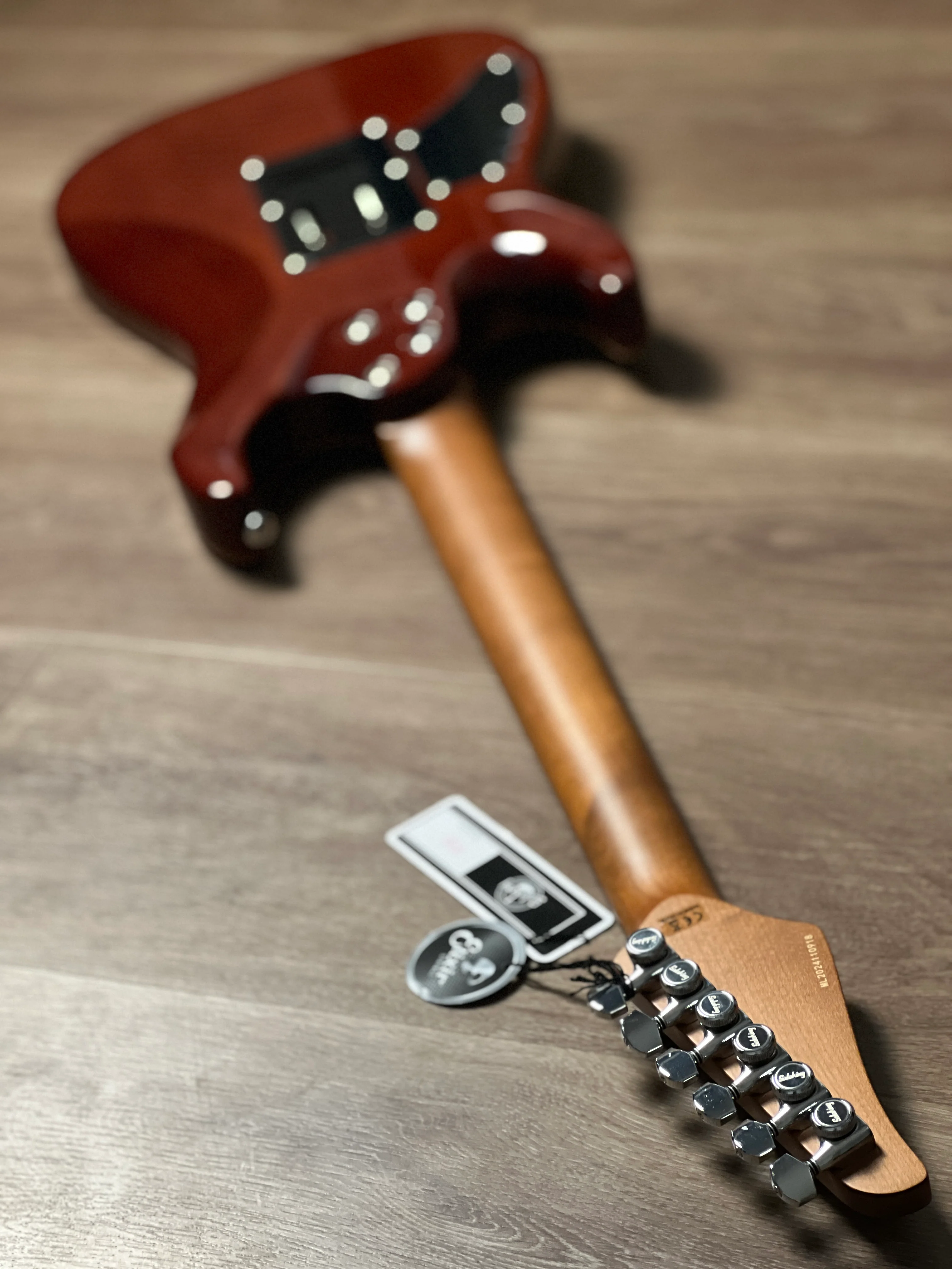 Soloking MS-1 Custom 24 HSS Flat Top in Fire Wakesurf with Rosewood FB JESCAR - Image 7