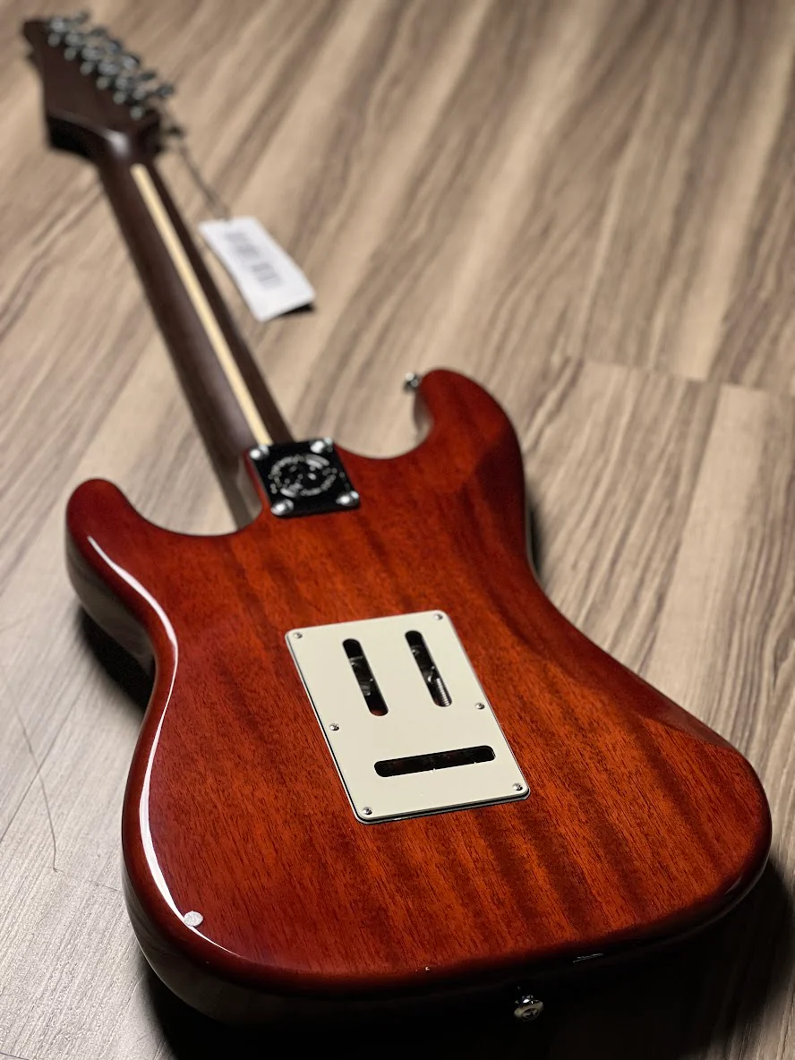 Soloking MS-1 Thinline Artisan with One Piece Wenge Neck in Violin Burst Nafiri Special Run - Image 4