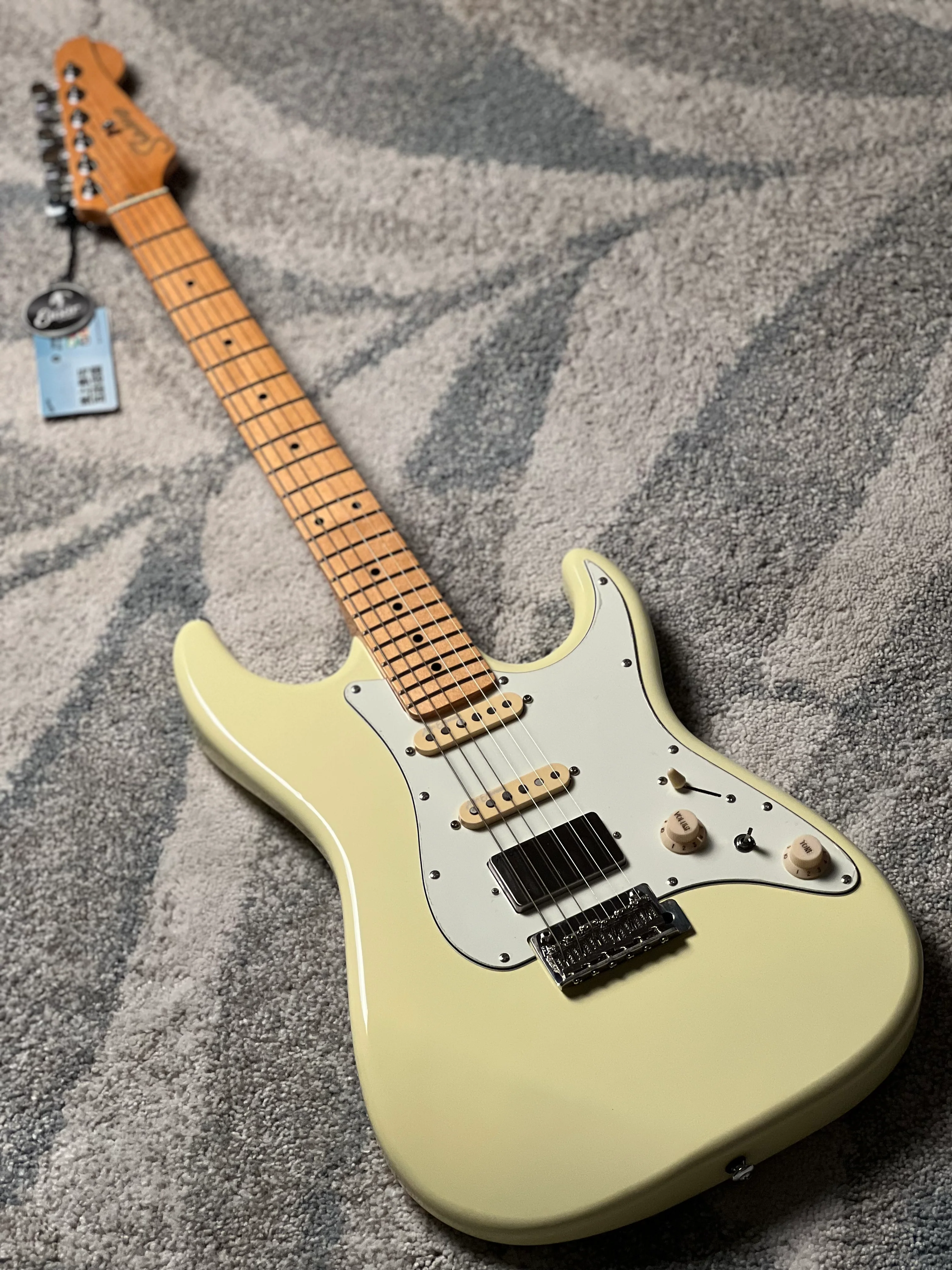 Soloking MS-1 Tribute in Vintage White - Image 2