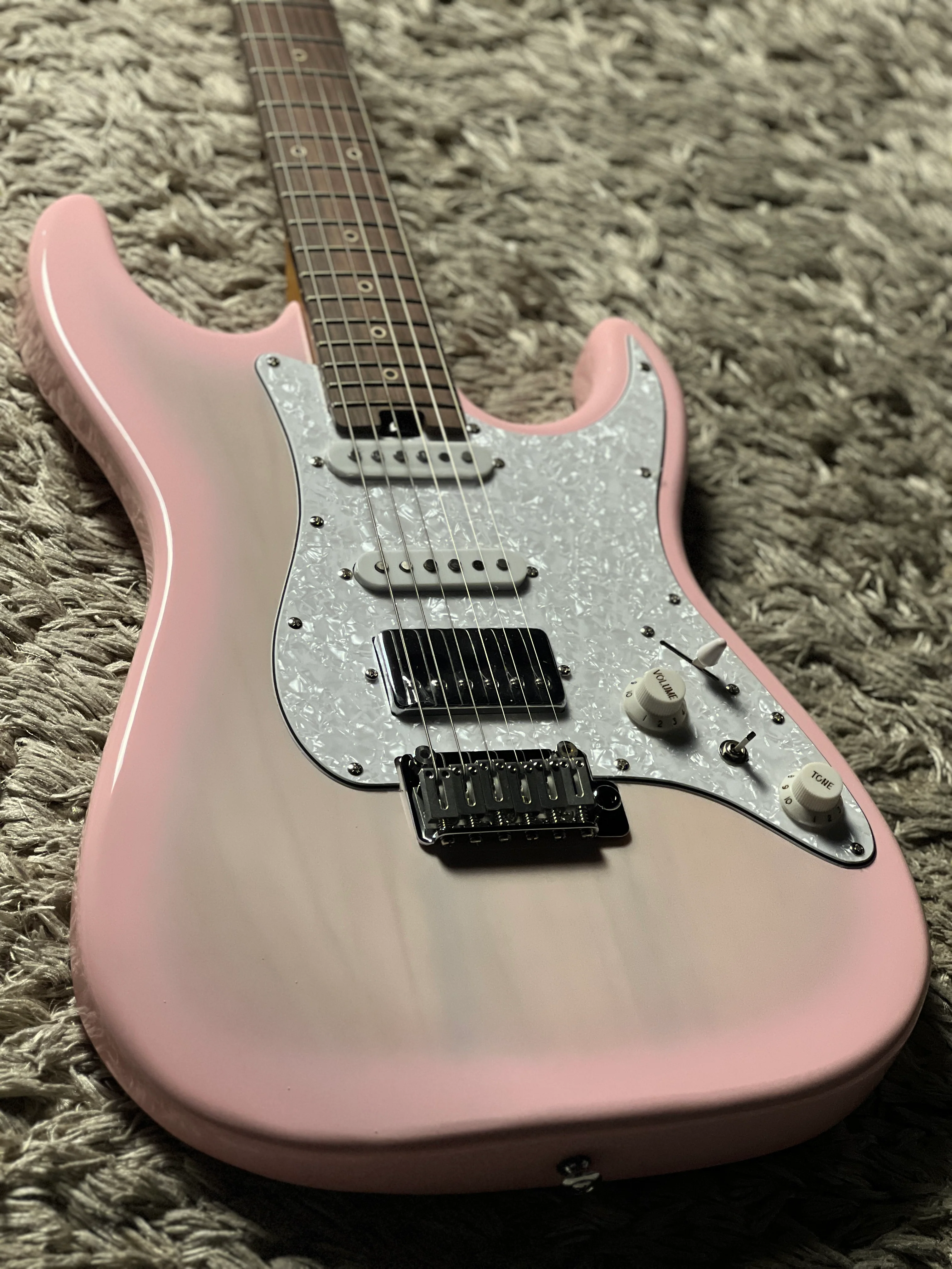 Soloking MS-11 Classic Ash in Sakura Pink Burst Nafiri Special Run - Image 4