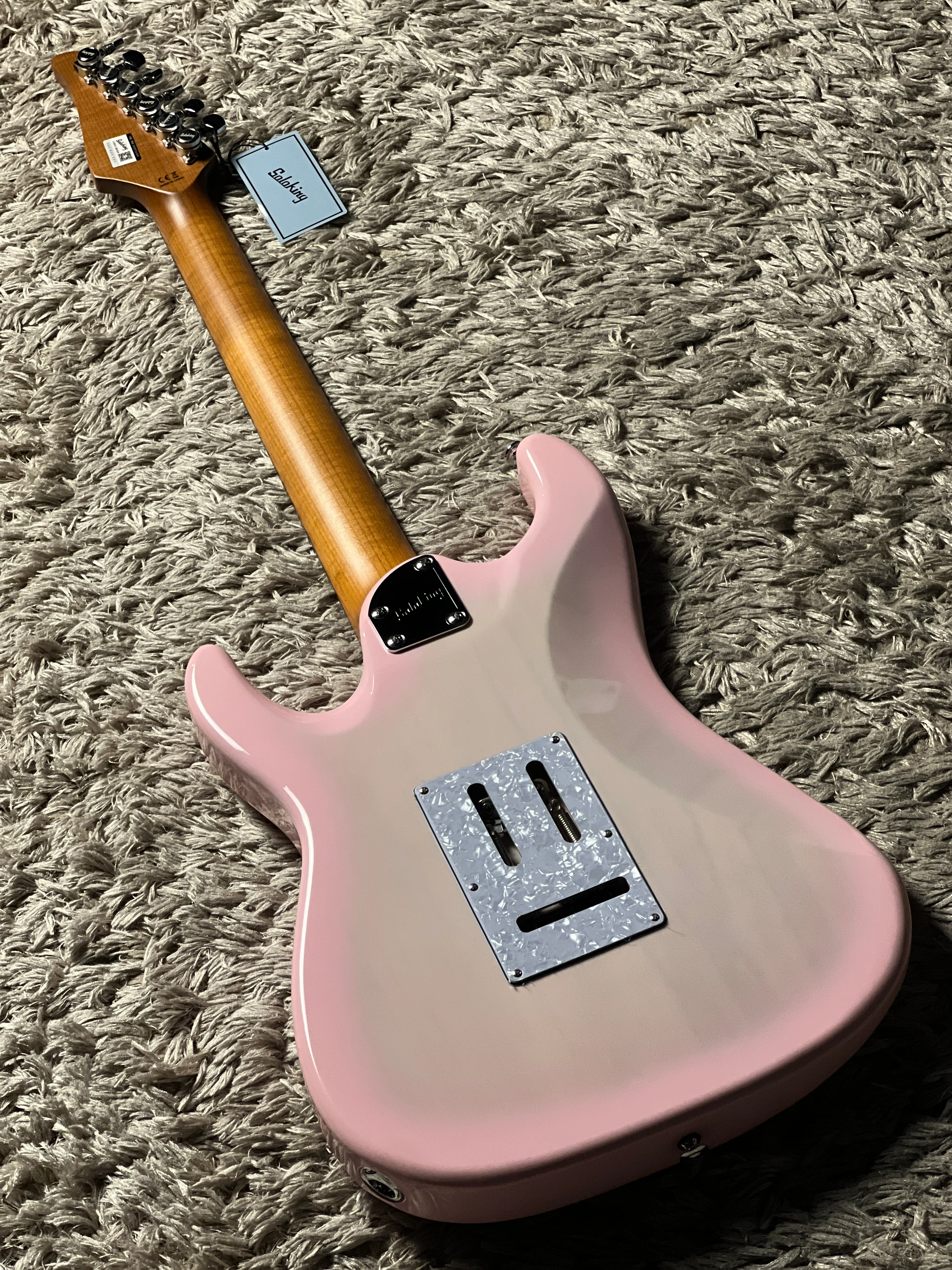 Soloking MS-11 Classic Ash in Sakura Pink Burst Nafiri Special Run - Image 5