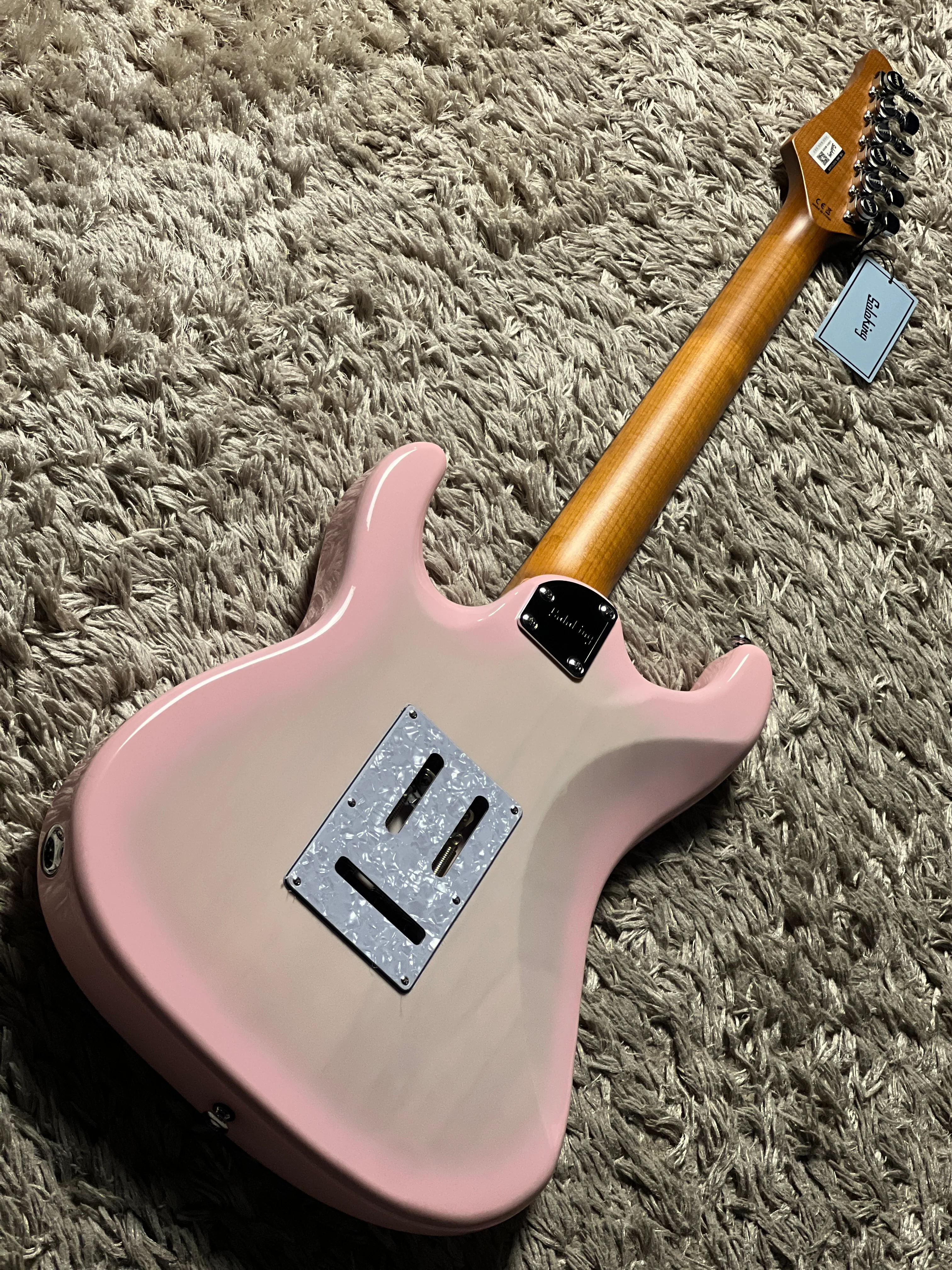 Soloking MS-11 Classic Ash in Sakura Pink Burst Nafiri Special Run - Image 6