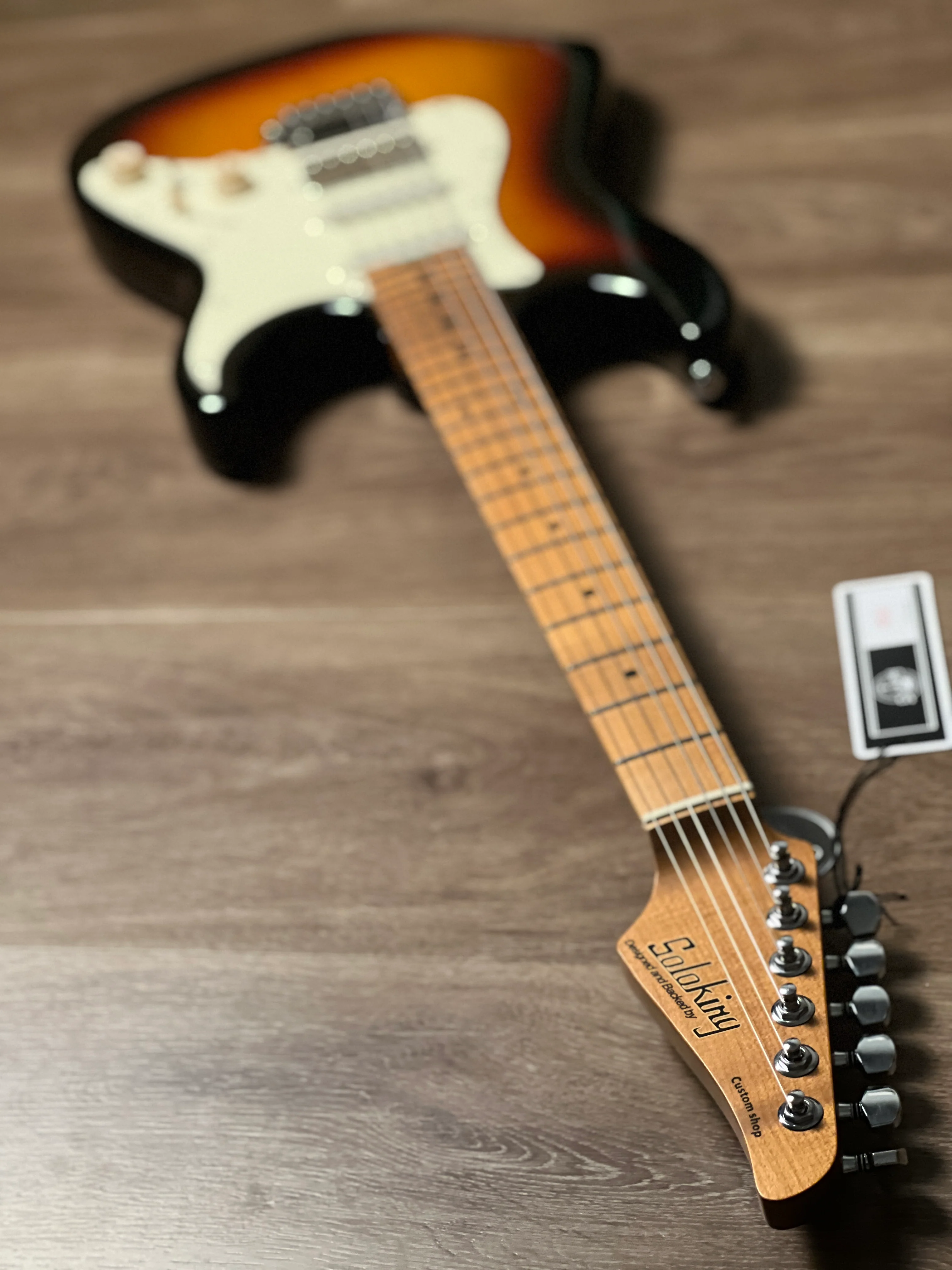 Soloking MS-11 Classic MKII with Roasted Maple FB in 3-Tone Sunburst - Image 6