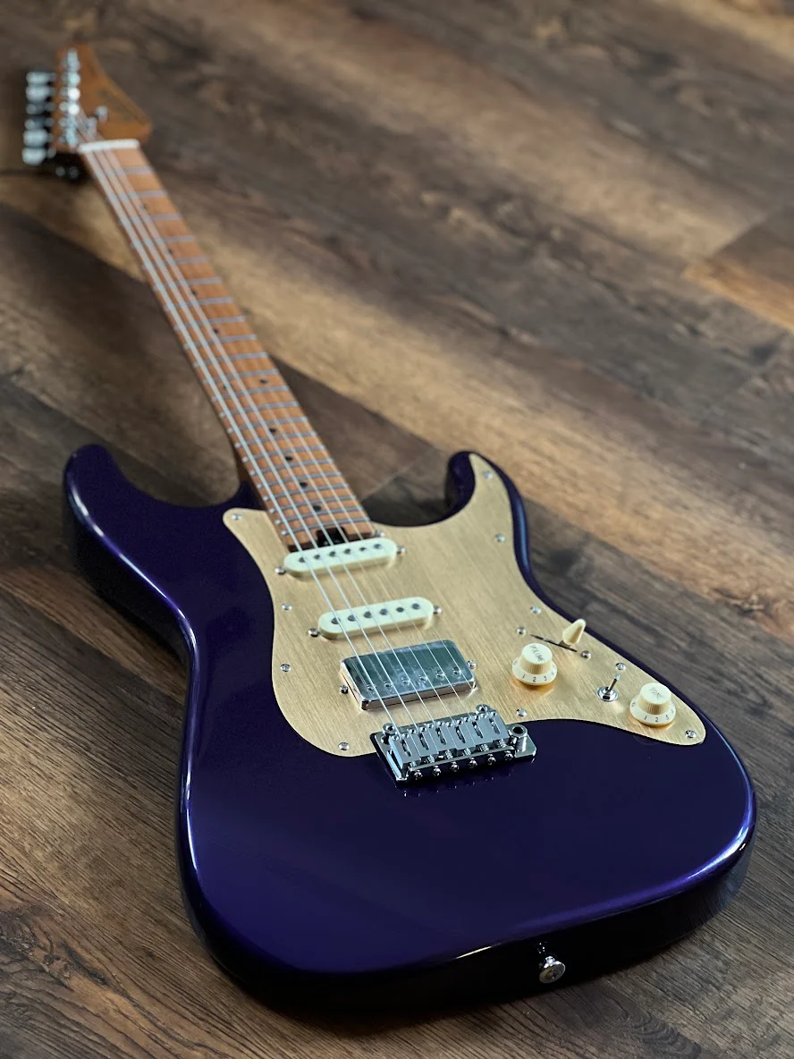 Soloking MS-11 Classic MKII with Roasted Maple FB in Purple Metallic Nafiri Special Run - Image 2
