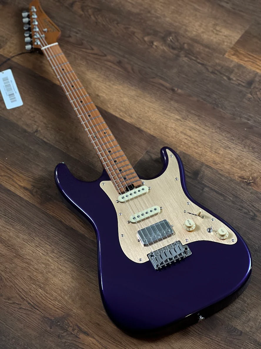 Soloking MS-11 Classic MKII with Roasted Maple FB in Purple Metallic Nafiri Special Run - Image 3