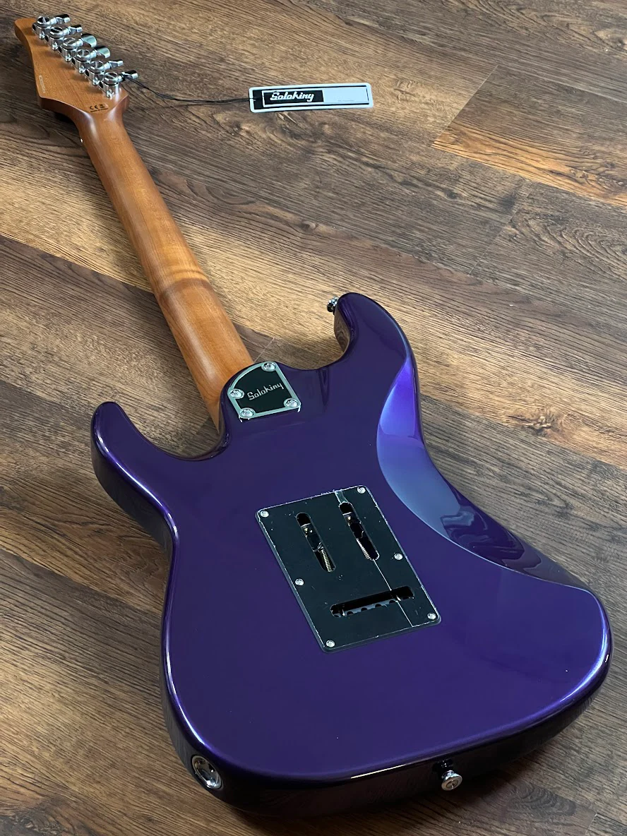 Soloking MS-11 Classic MKII with Roasted Maple FB in Purple Metallic Nafiri Special Run - Image 5