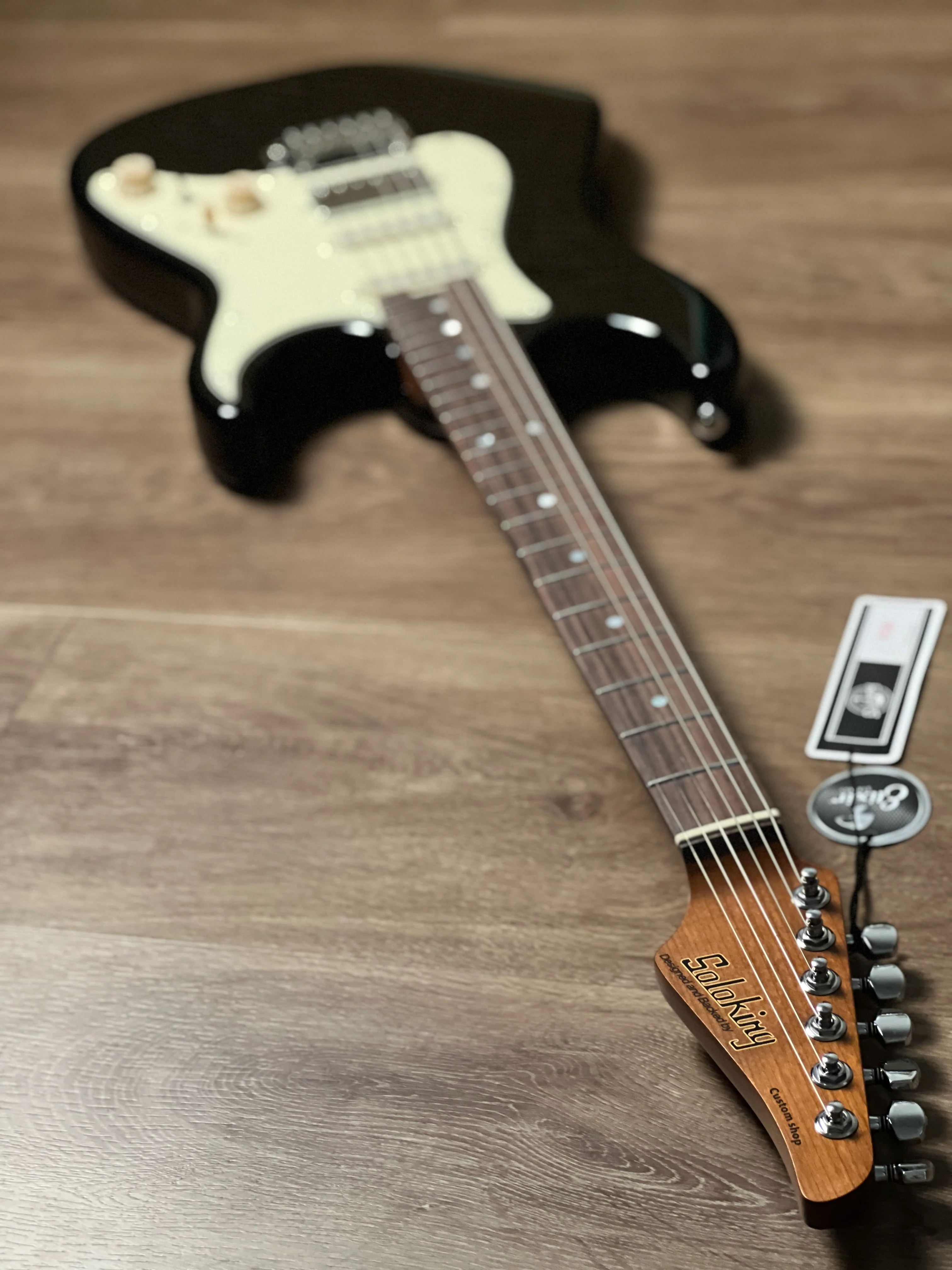 Soloking MS-11 Classic MKII with Rosewood FB in Ink Black - Image 6