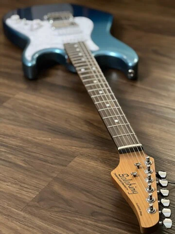 Soloking MS-11 Classic MKII with Rosewood FB in Lake Placid Blue - Image 13