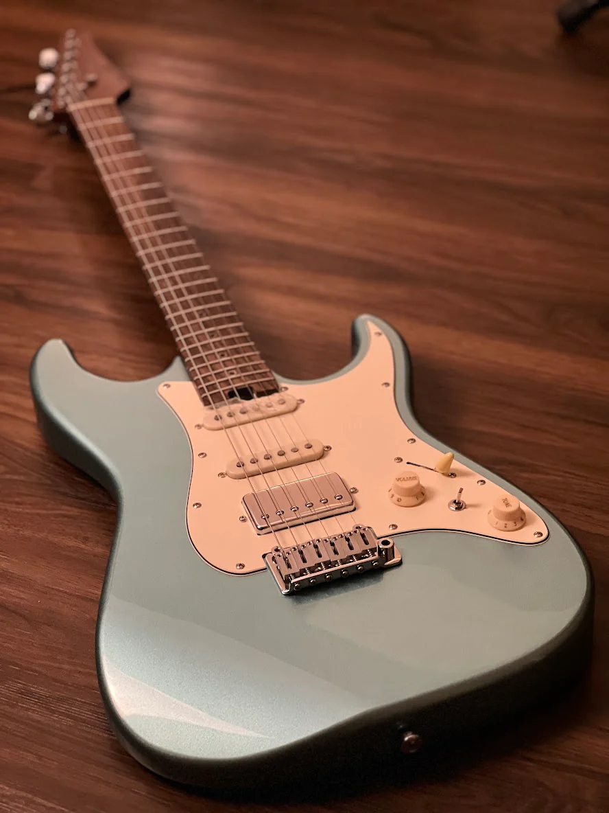 Soloking MS-11 Classic MKII with Rosewood FB in Ocean Turquoise Metallic - Image 3