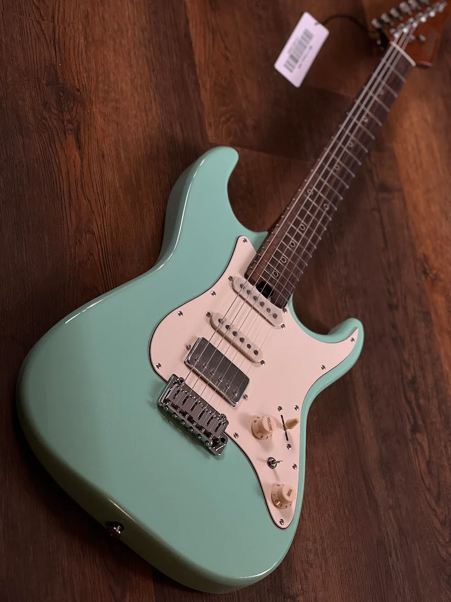Soloking MS-11 Classic MKII with Rosewood FB in Seafoam Green - Image 2