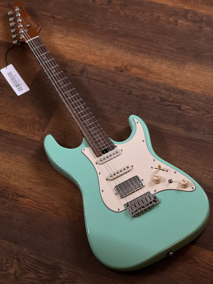 Soloking MS-11 Classic MKII with Rosewood FB in Seafoam Green - Image 3