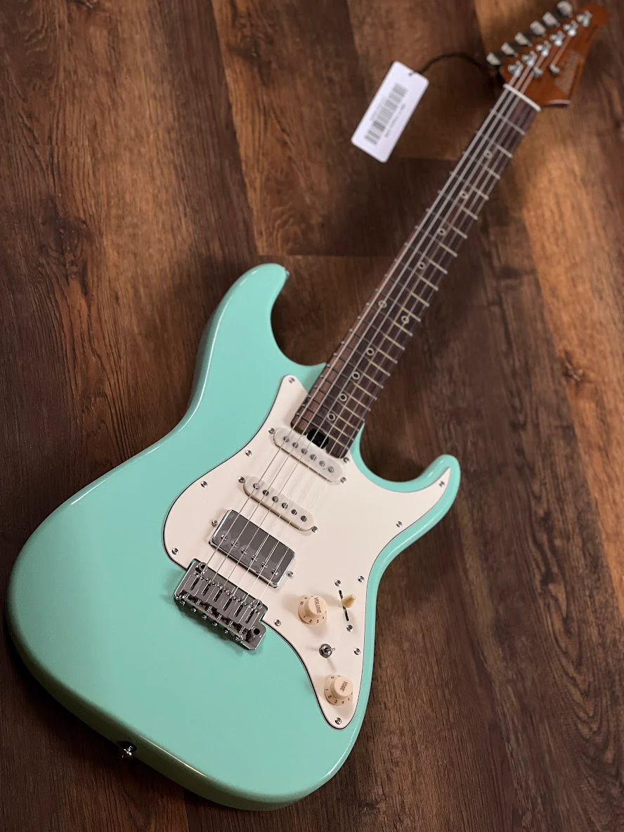 Soloking MS-11 Classic MKII with Rosewood FB in Seafoam Green - Image 4