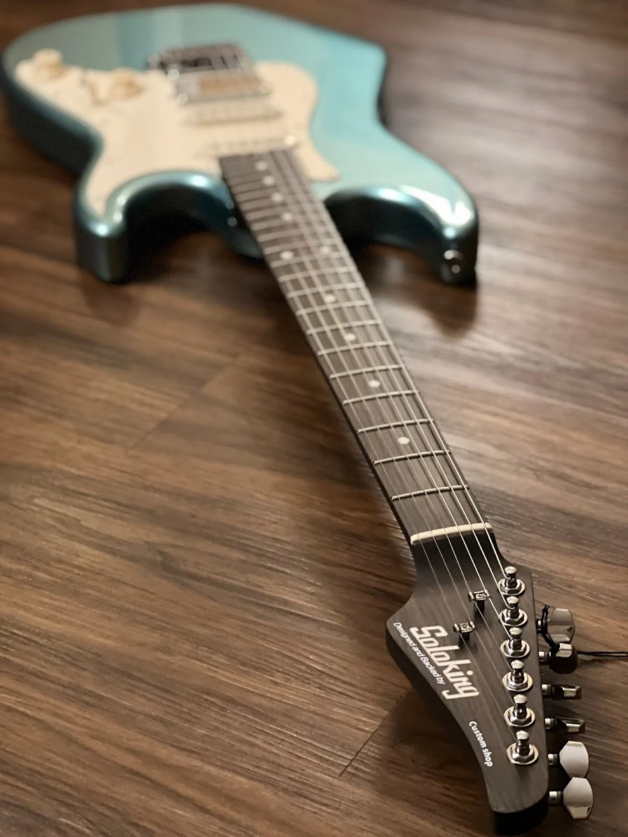 Soloking MS-11 Classic with One Piece Rosewood Neck in Ocean Turquoise Nafiri Special Run - Image 6