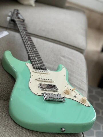 Soloking MS-11 Classic with One Piece Rosewood Neck in Surf Green Nafiri Special Run - Image 3