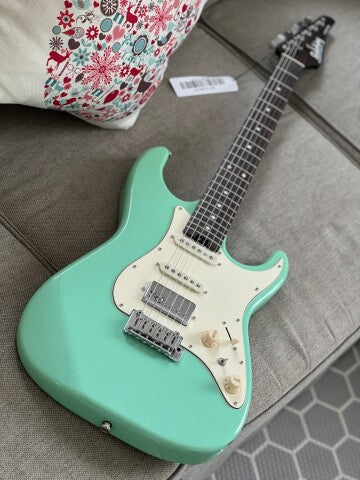 Soloking MS-11 Classic with One Piece Rosewood Neck in Surf Green Nafiri Special Run - Image 4