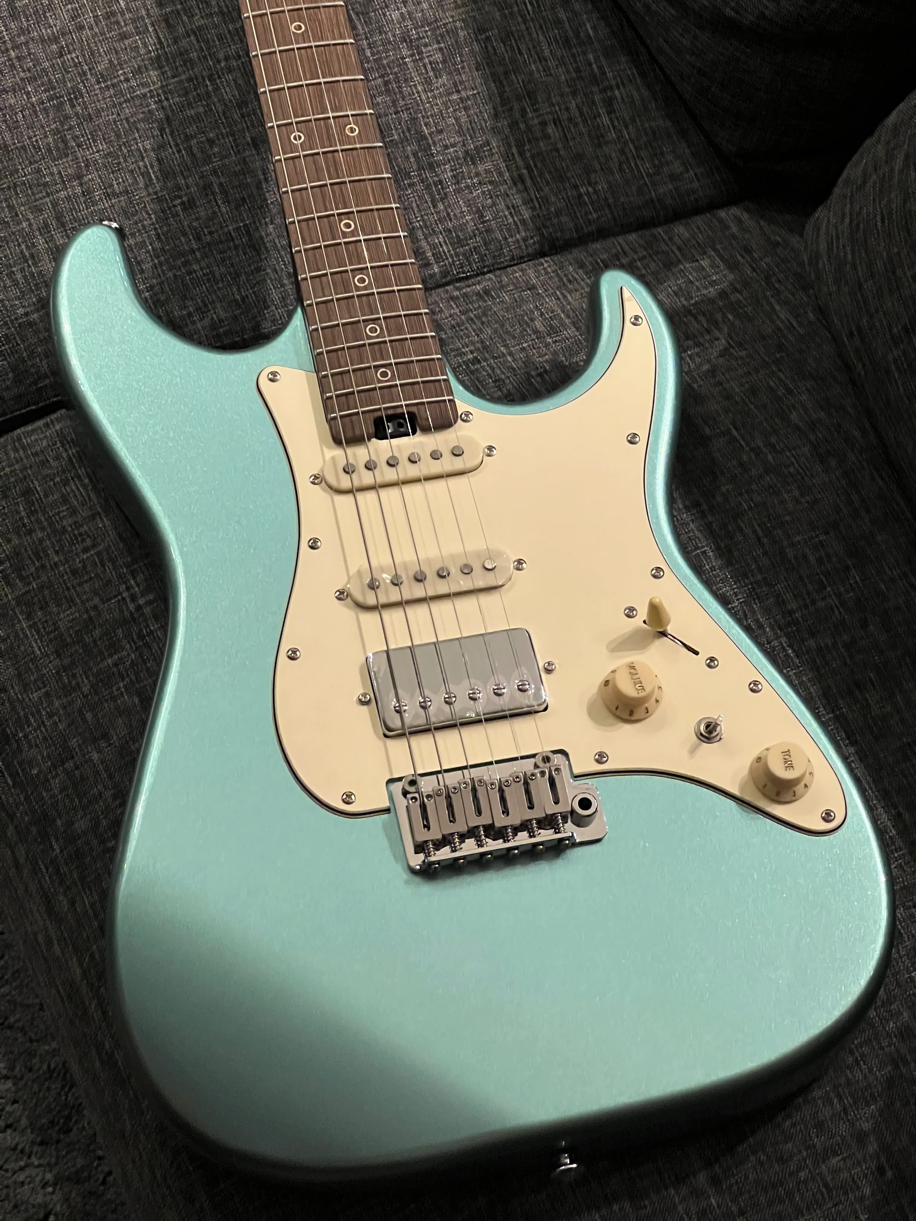Soloking MS-11 Classic MKII with One Piece Wenge Neck in Ocean Turquoise Metallic Nafiri Special Run - Image 3